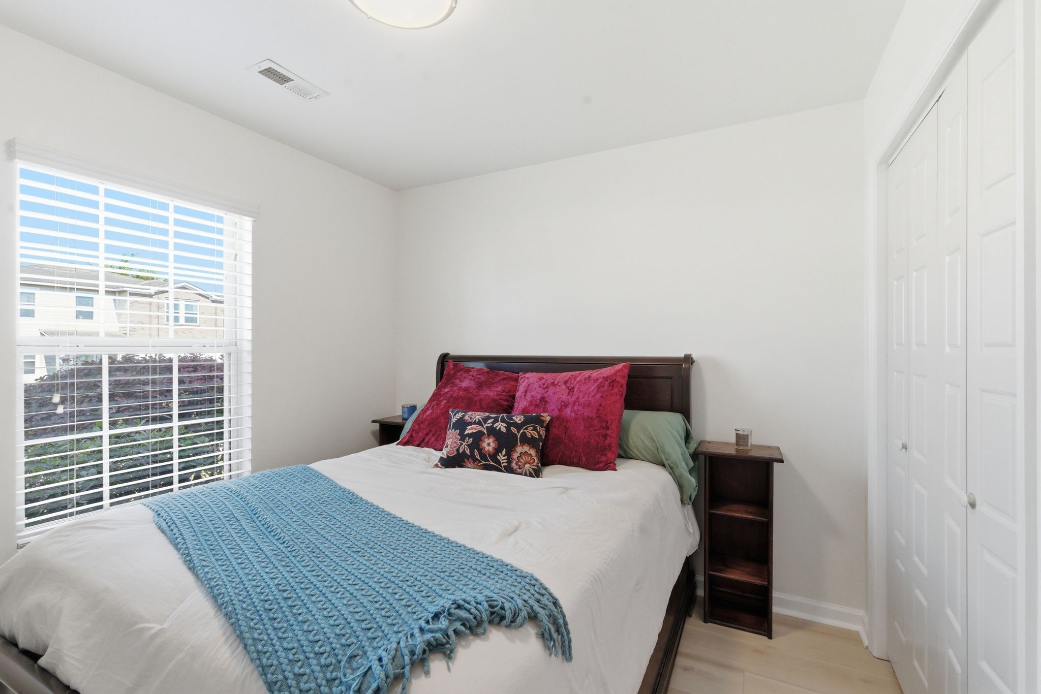 Retreat to the luxurious primary suite.