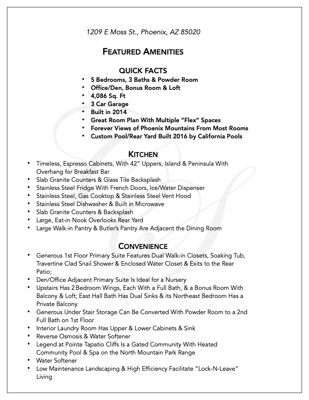 Featured Amenities P1