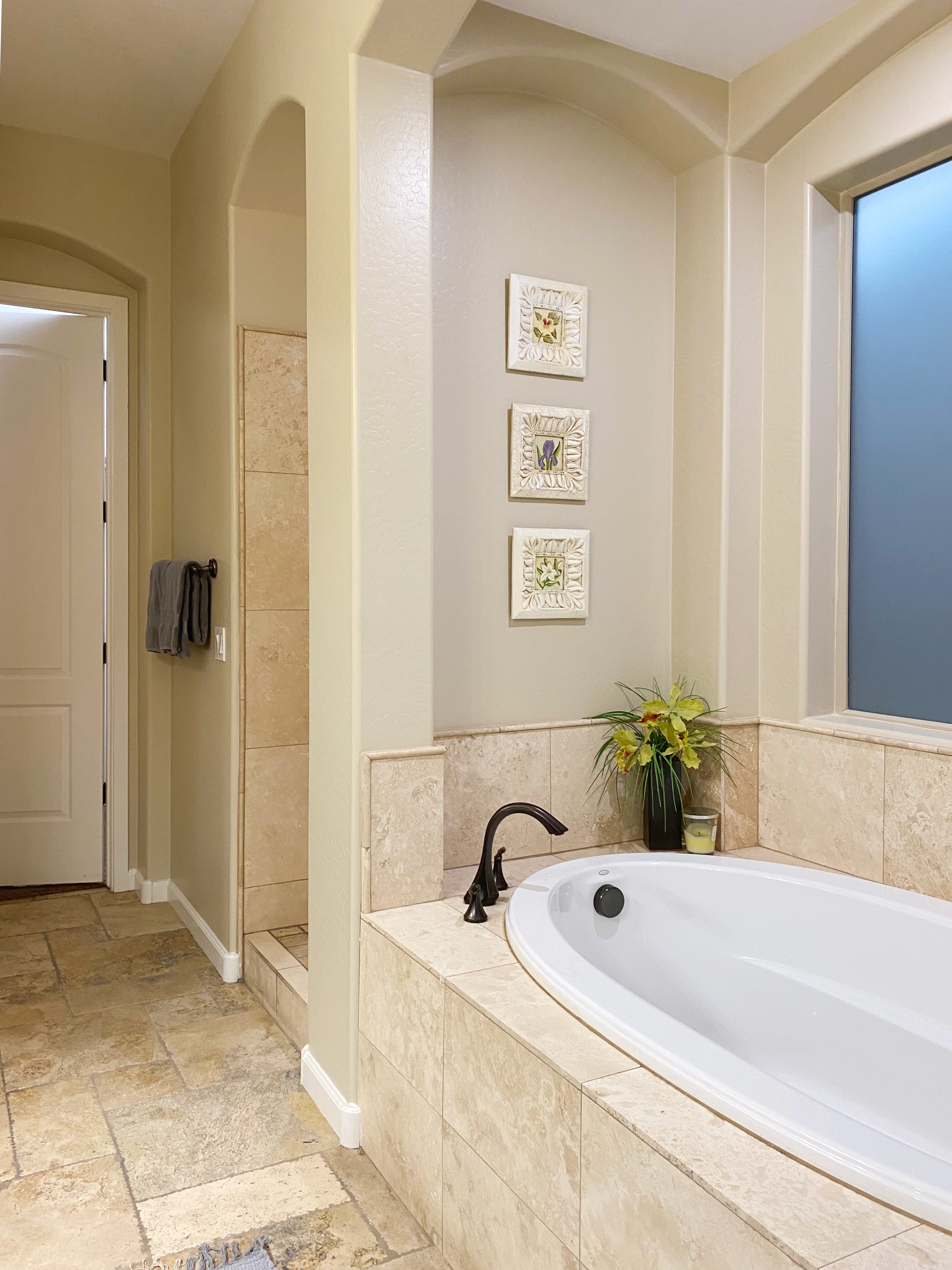 Primary Bath Shower & Tub