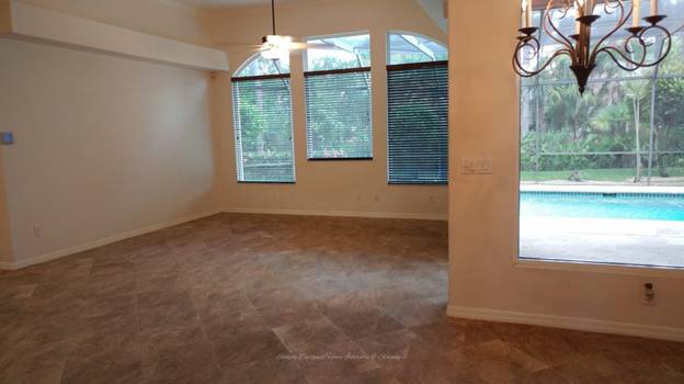 Unstaged Nook area of home