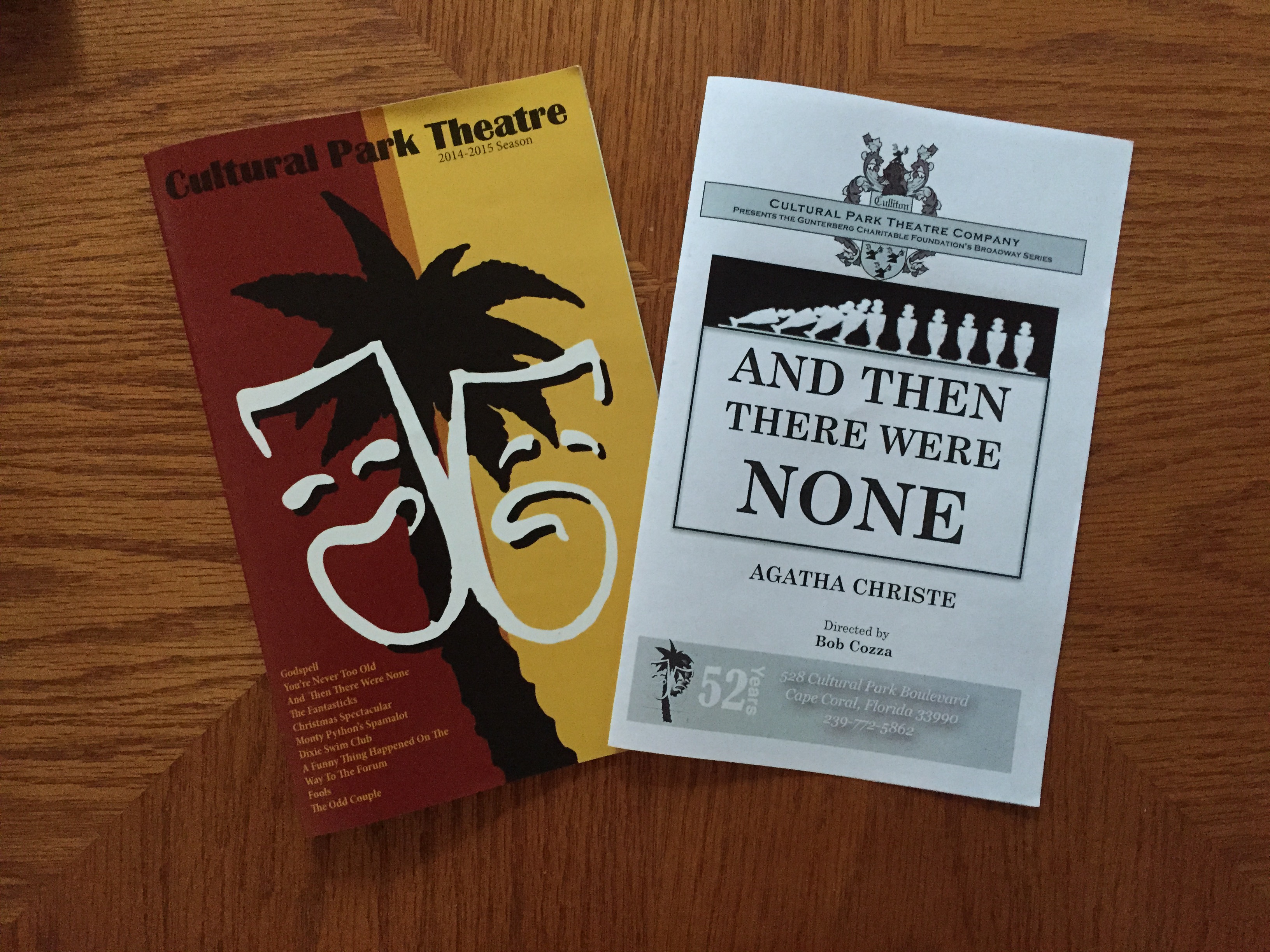Cultural Park Theatre Program