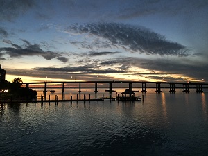 Sunset on Caloosahatchee River