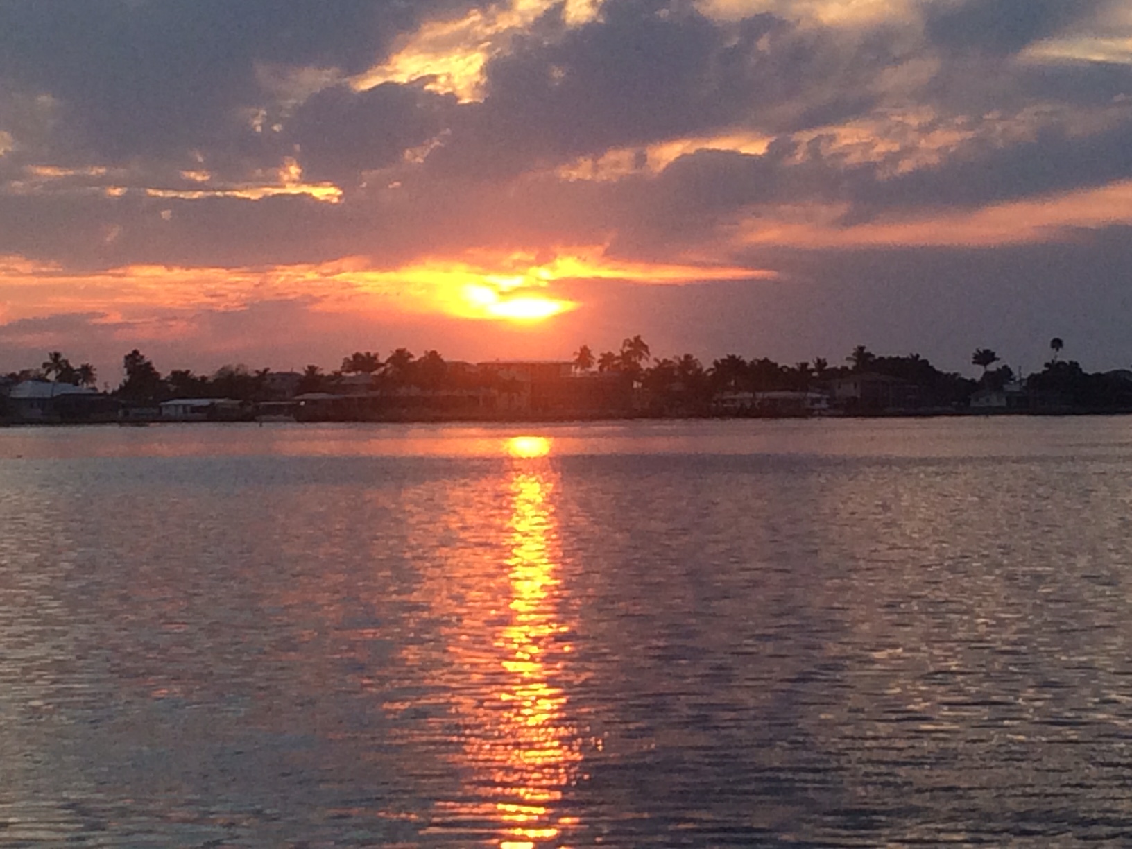 Matlacha Sunset from Island Cafe on the Bay