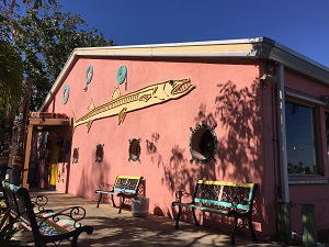 Front view of Sandy Hook restaurant