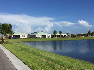 Waterfront homes in Sunset Pointe
