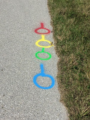 Directional signs for tour de cape