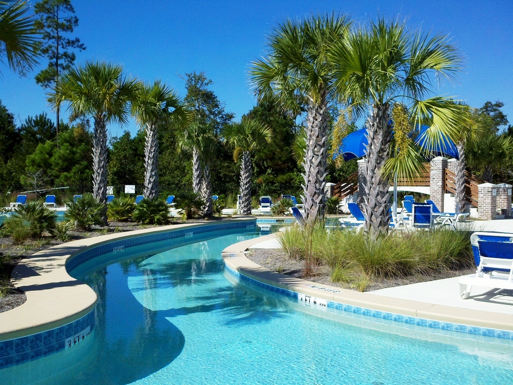 Lazy river at Mill Creek at Cypress Ridge in Bluffton SC