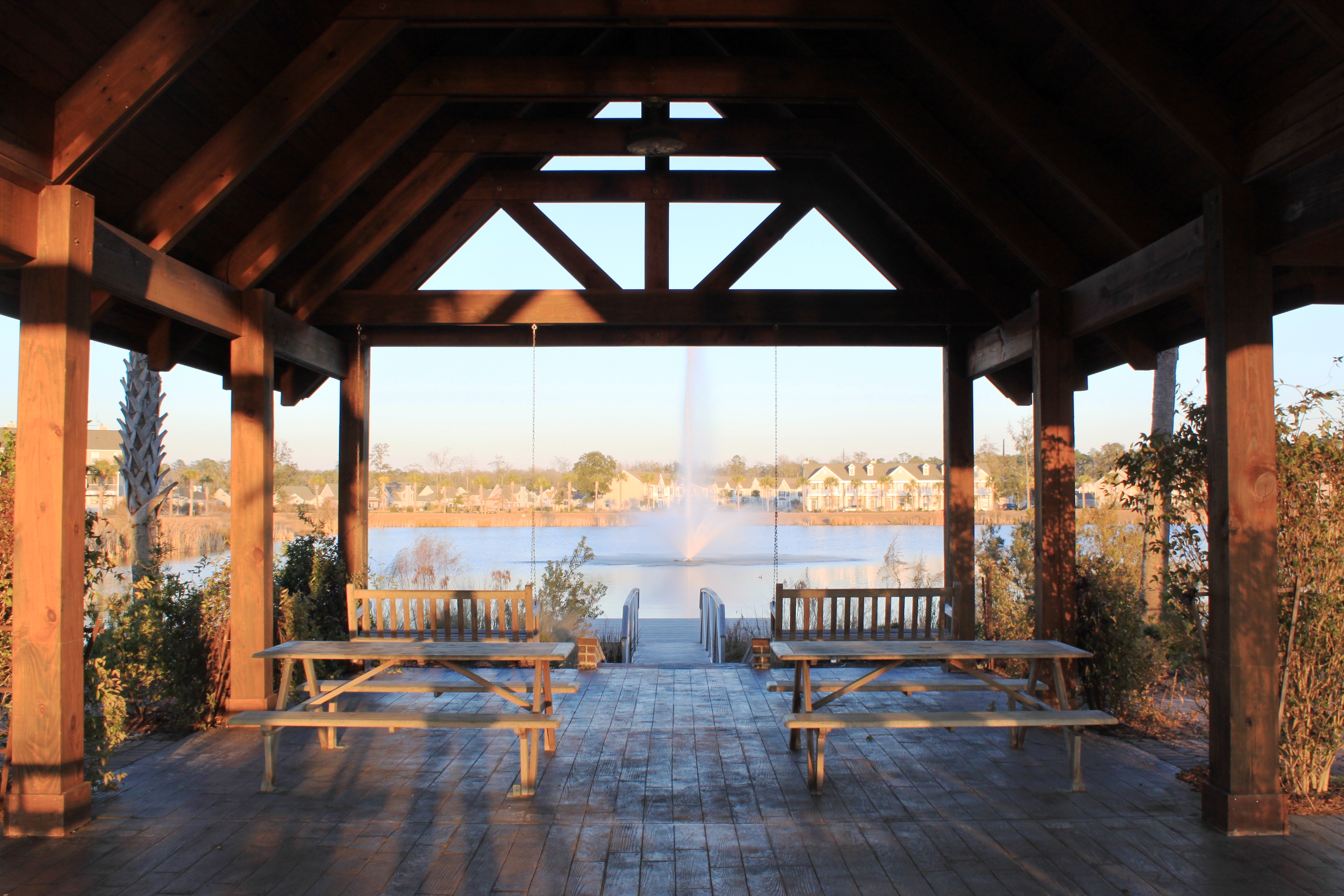 Mill Creek at Cypress Ridge community dock in Bluffton SC