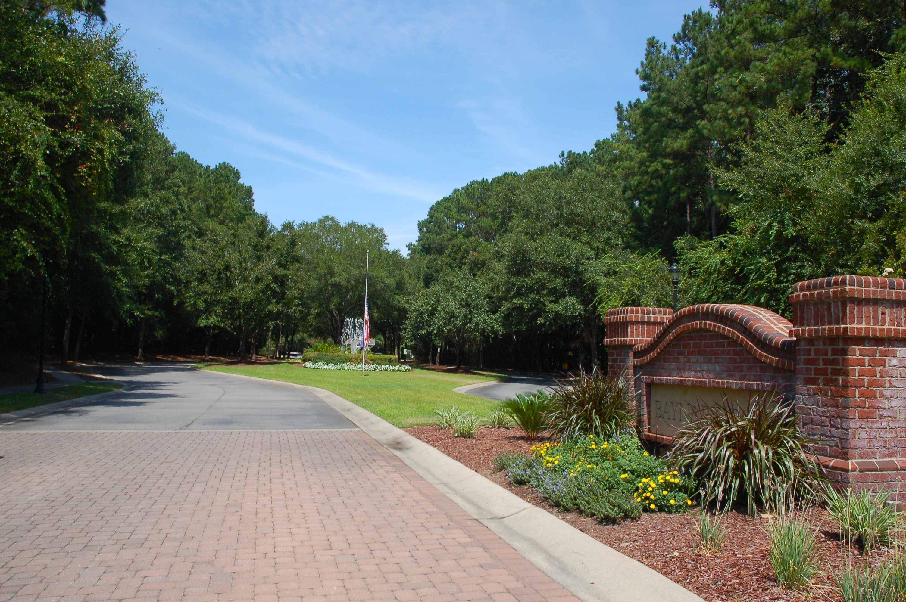 Baynard Park entrance sign in Bluffton, SC