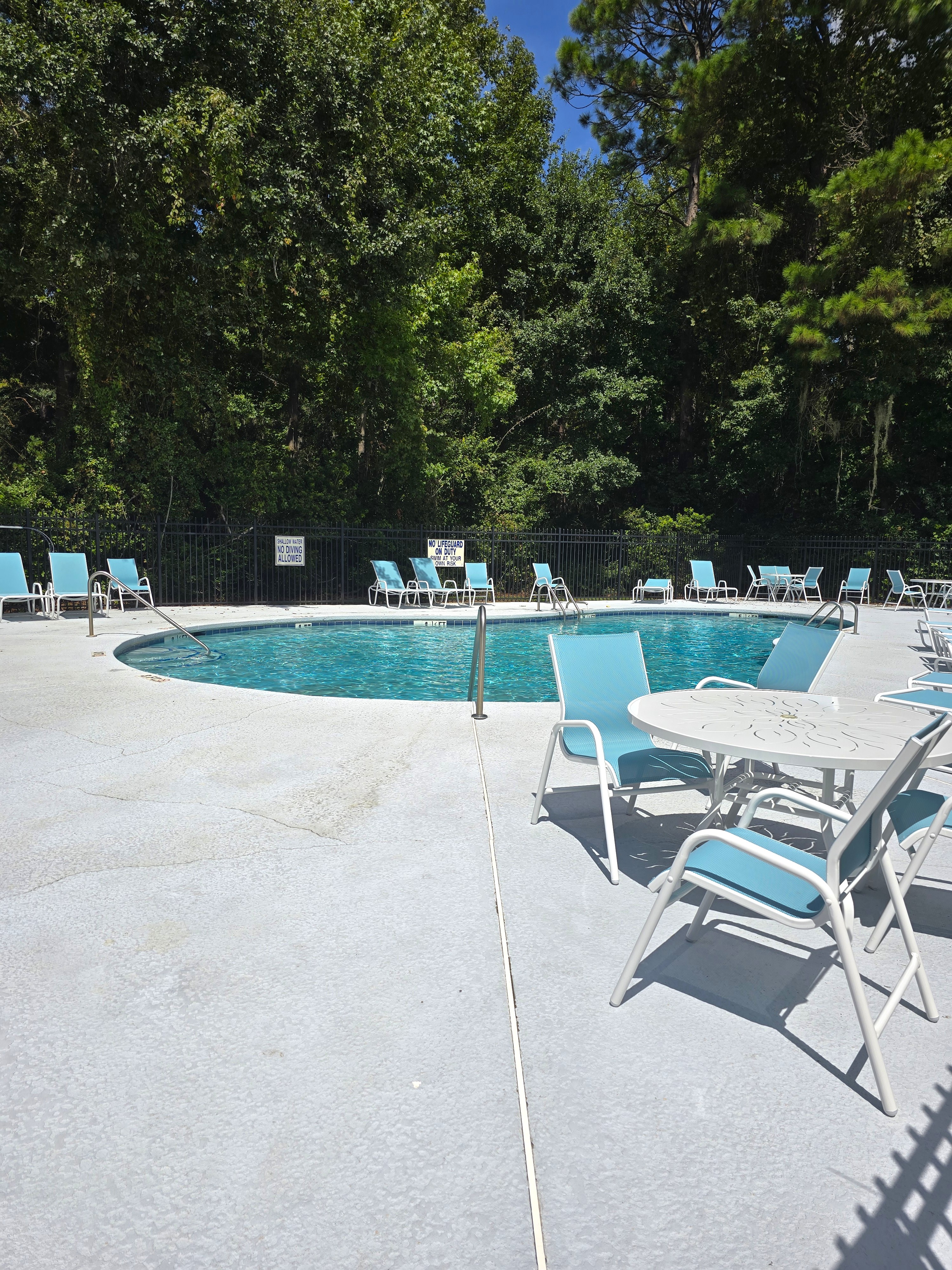 Fernlakes community pool in Bluffton, SC