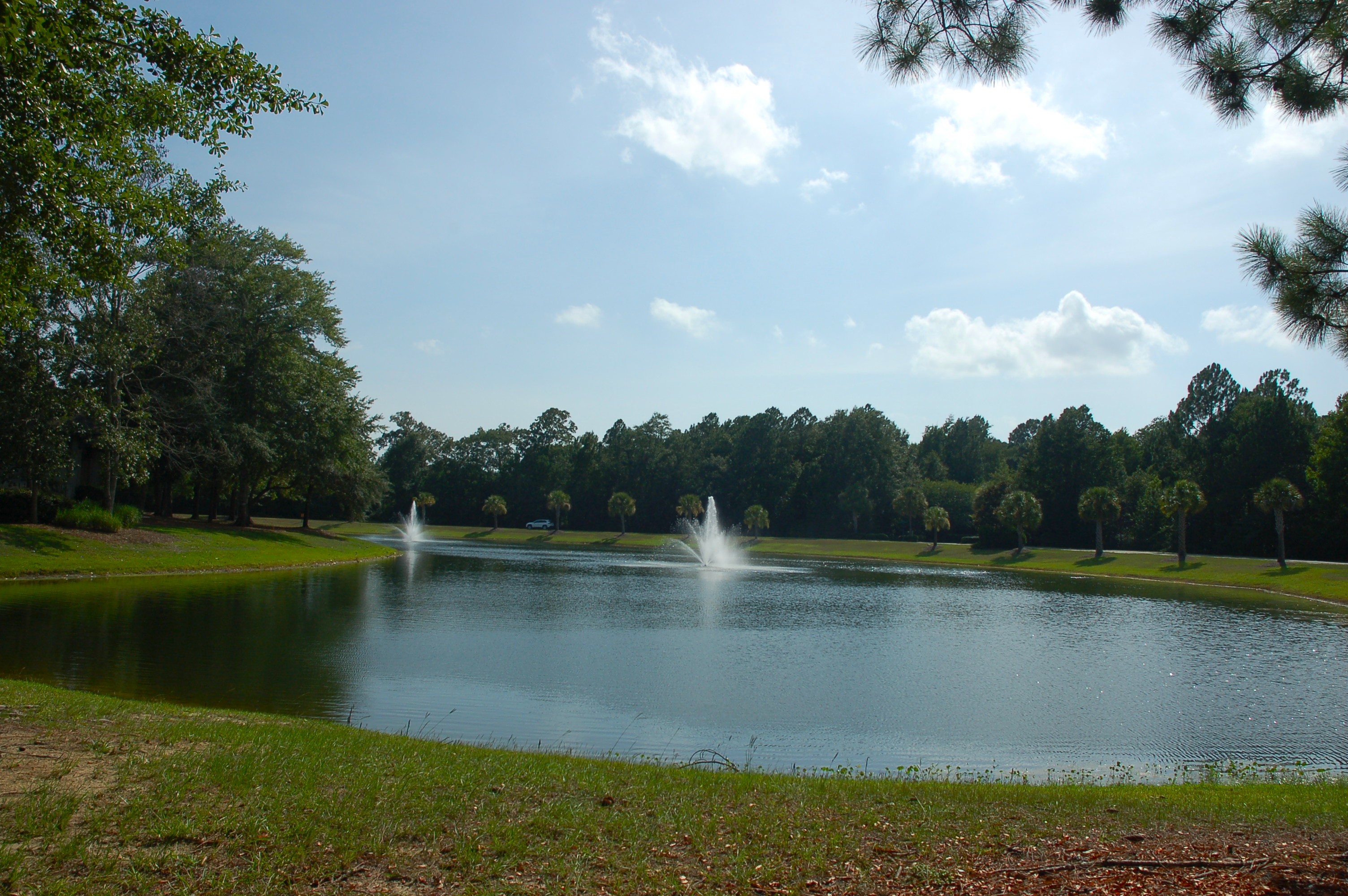 Lagoons in Lawton Station community in Bluffton, SC