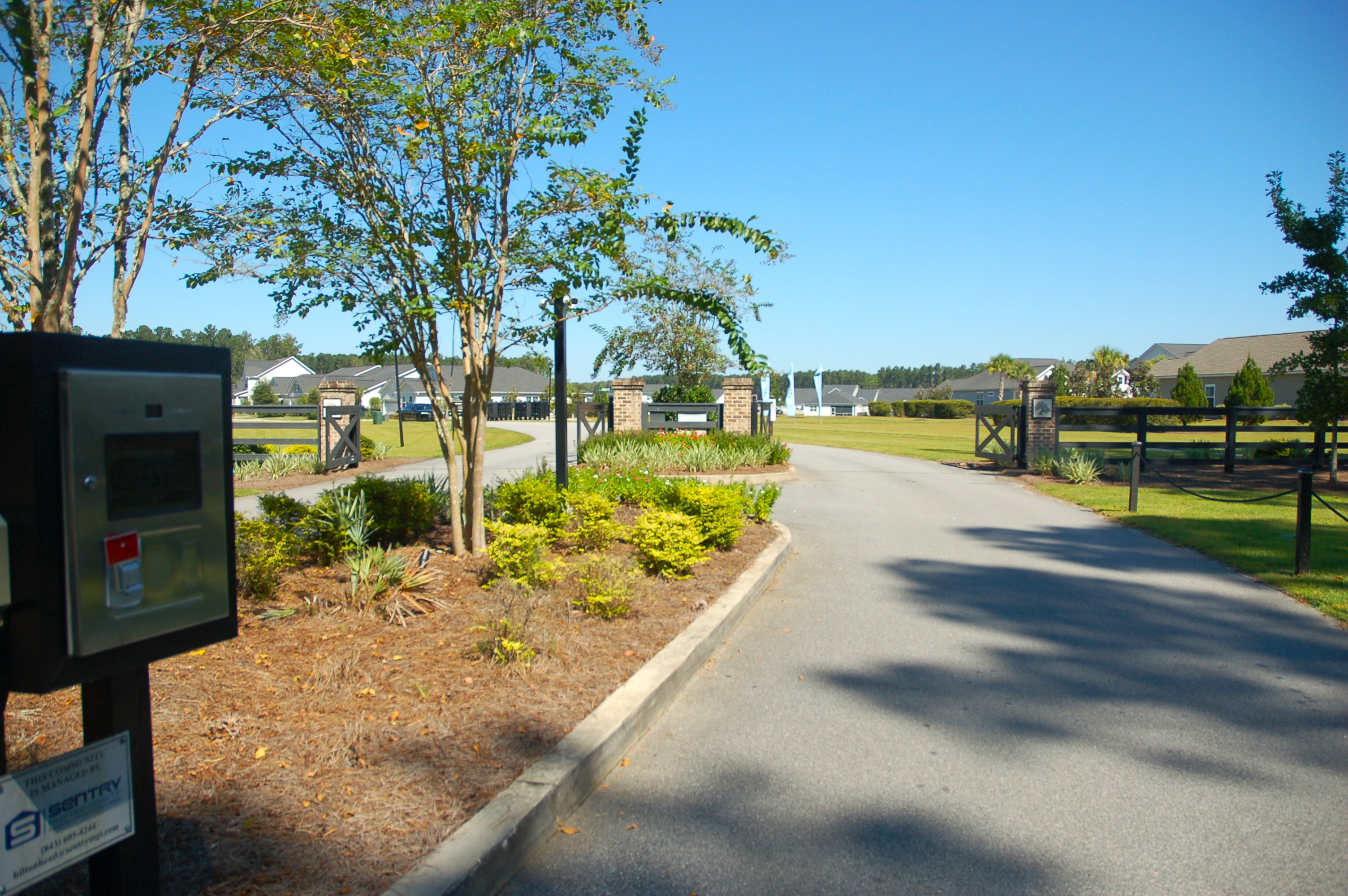 Gated entrance at Lakes at New Riverside in Bluffton SC