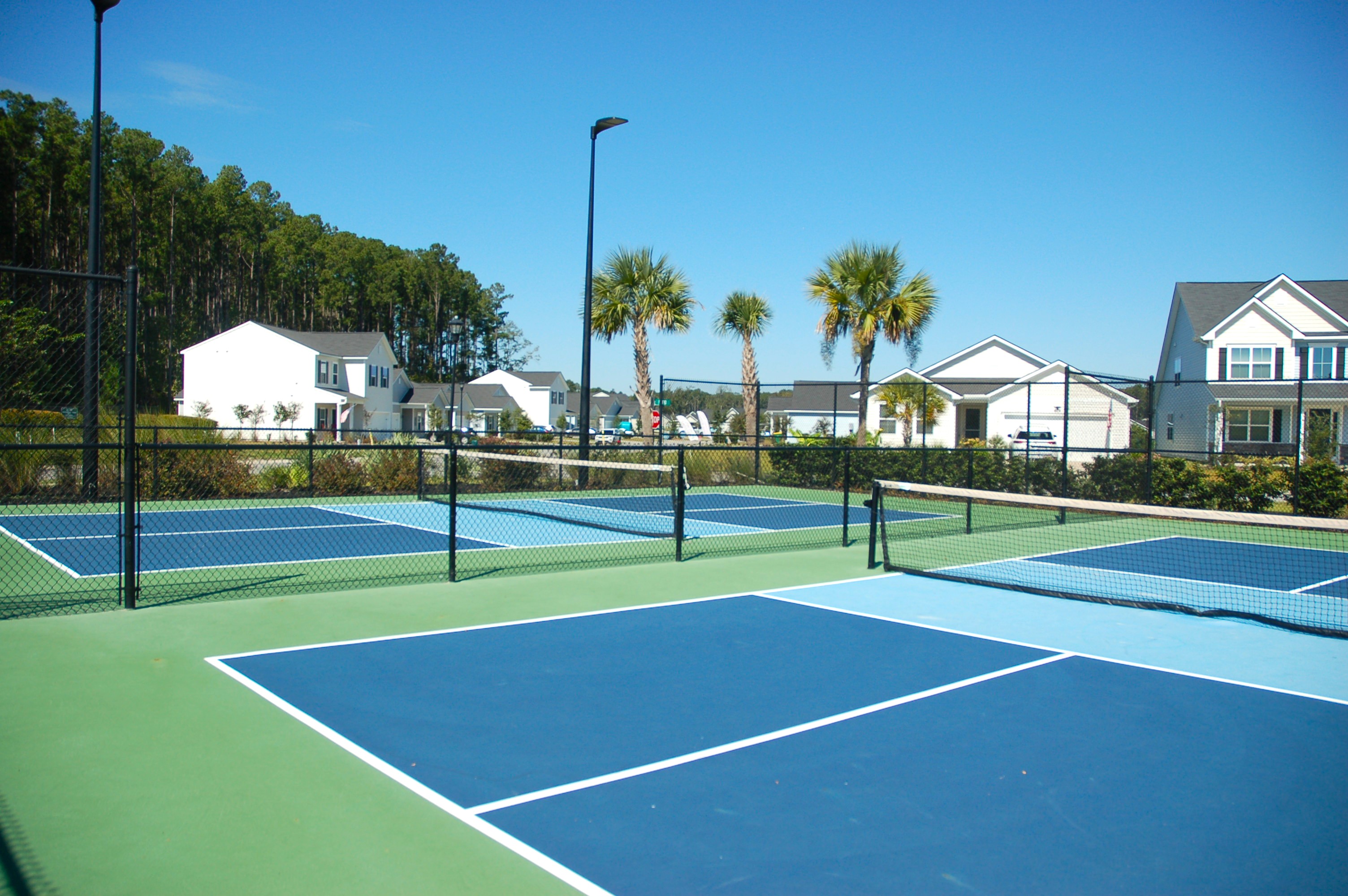 Pickleball courts at Lakes at New Riverside in Bluffton SC