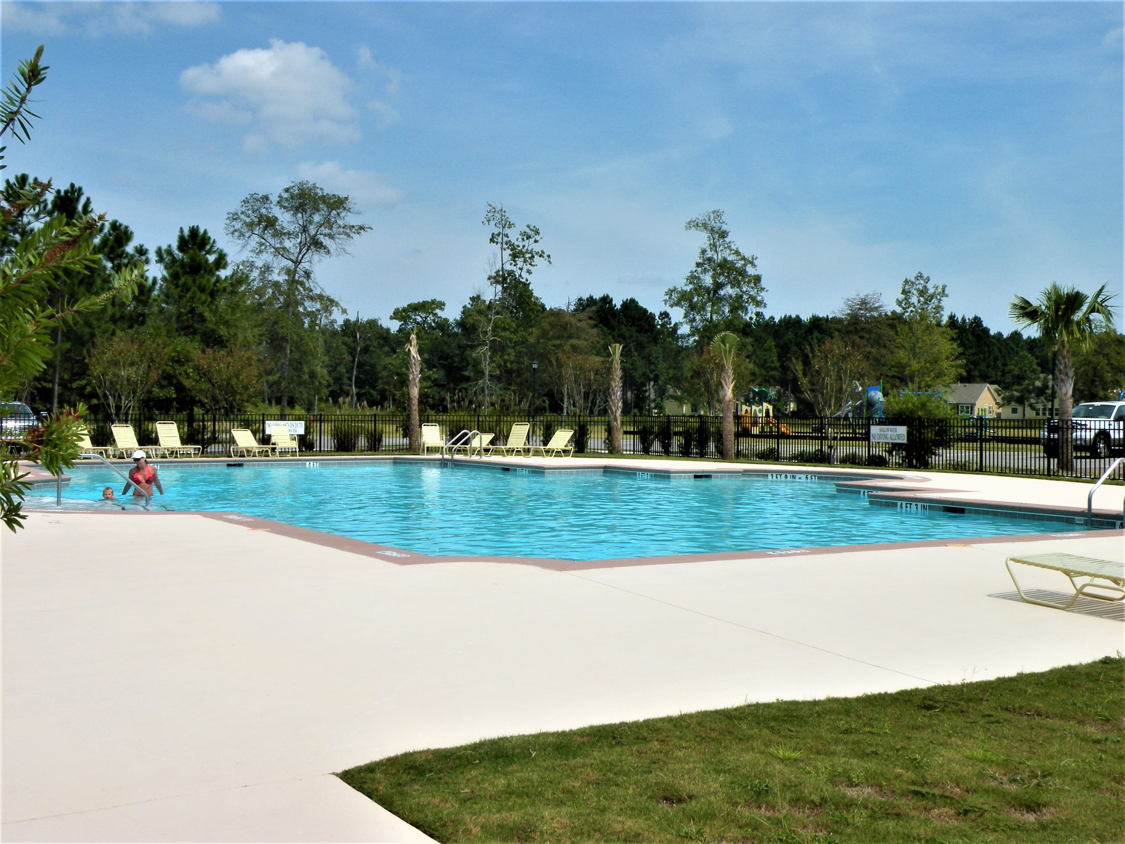 Lawton Station community pool and clubhouse in Bluffton, SC