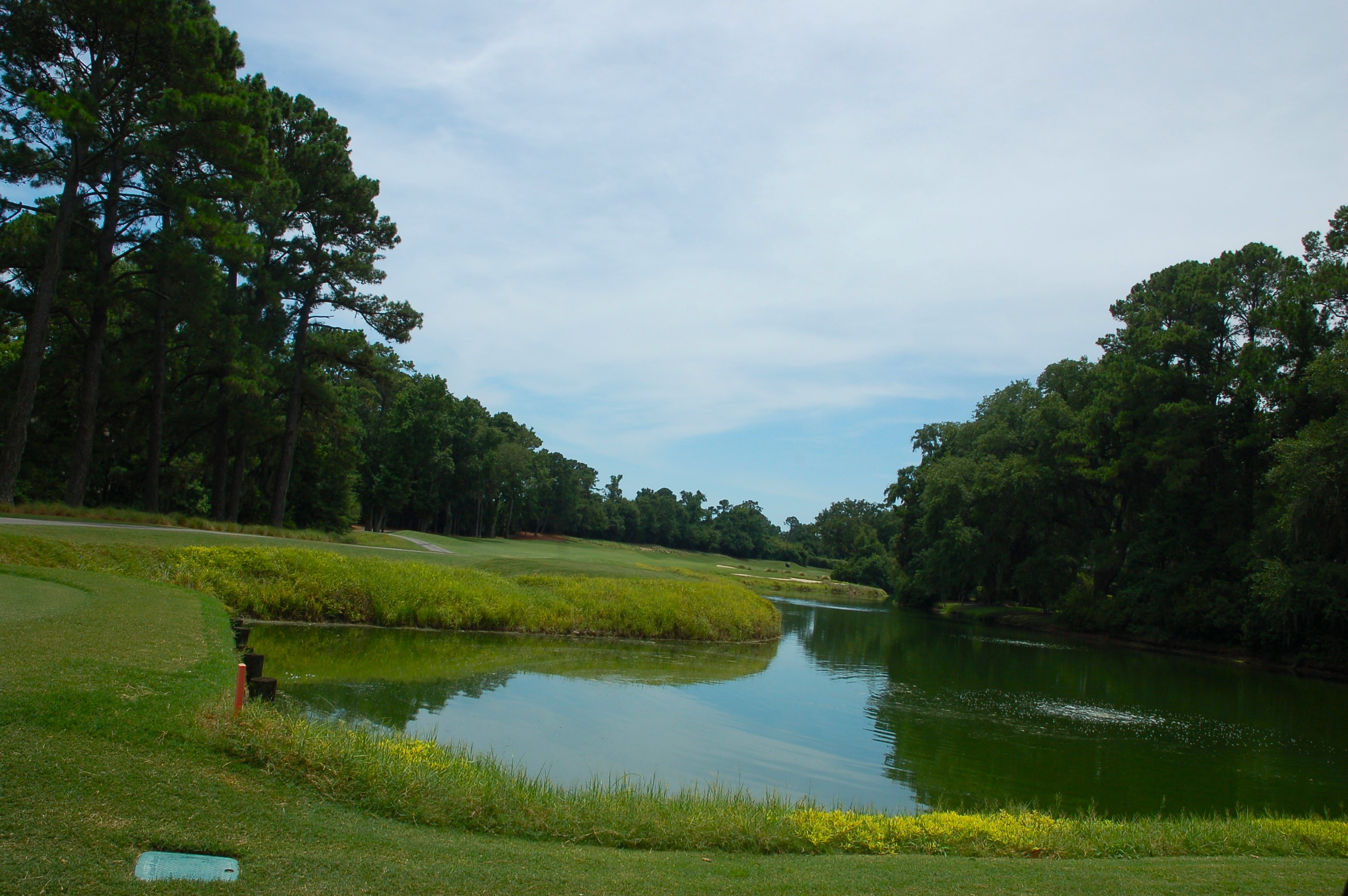 Golf course fairway view at Long Cove Club, Hilton Head Island SC
