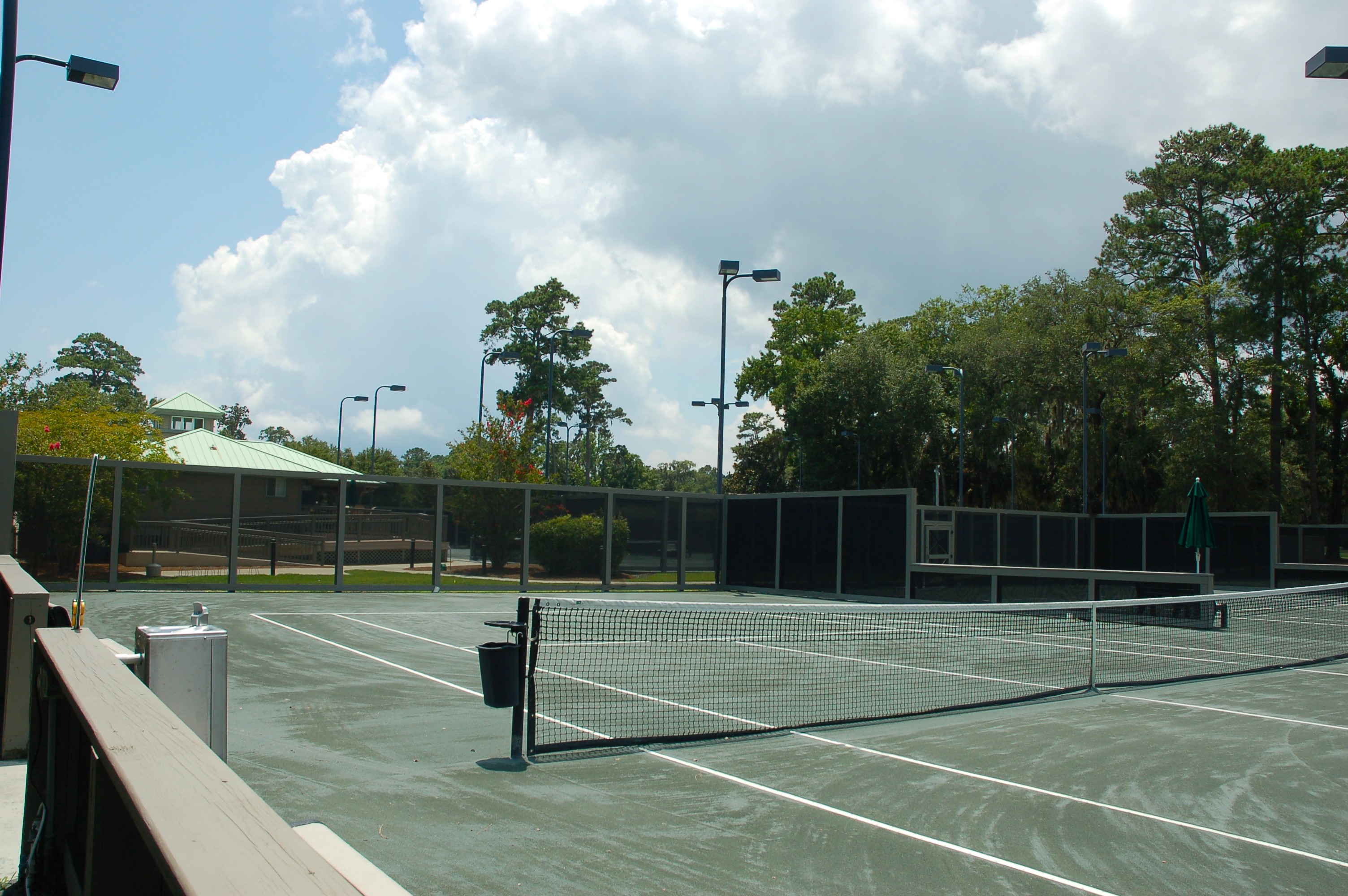 Har-Tru clay tennis courts at Moss Creek, Hilton Head Island area SC
