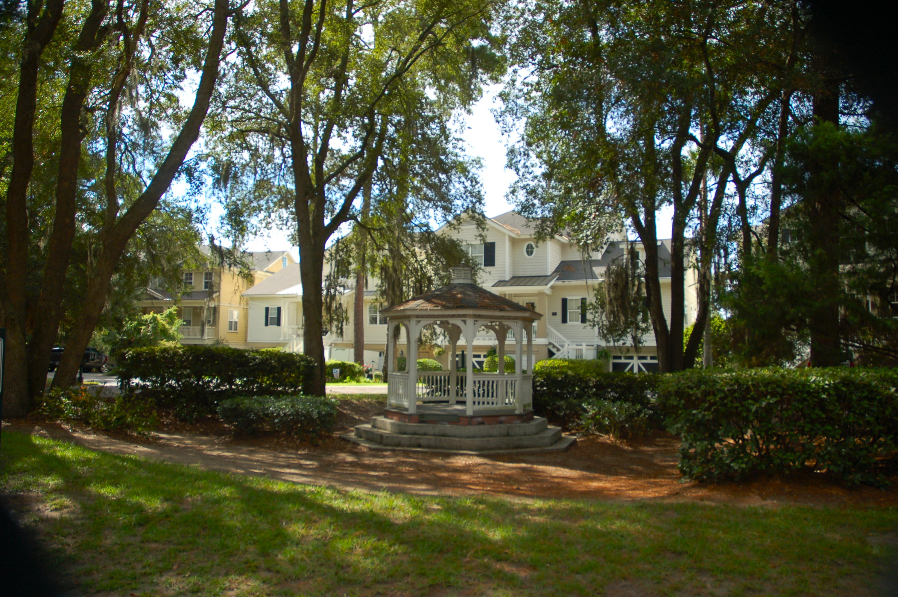 Community gazebo overlooking the marsh in Peregrine Pointe, Hilton Head Island
