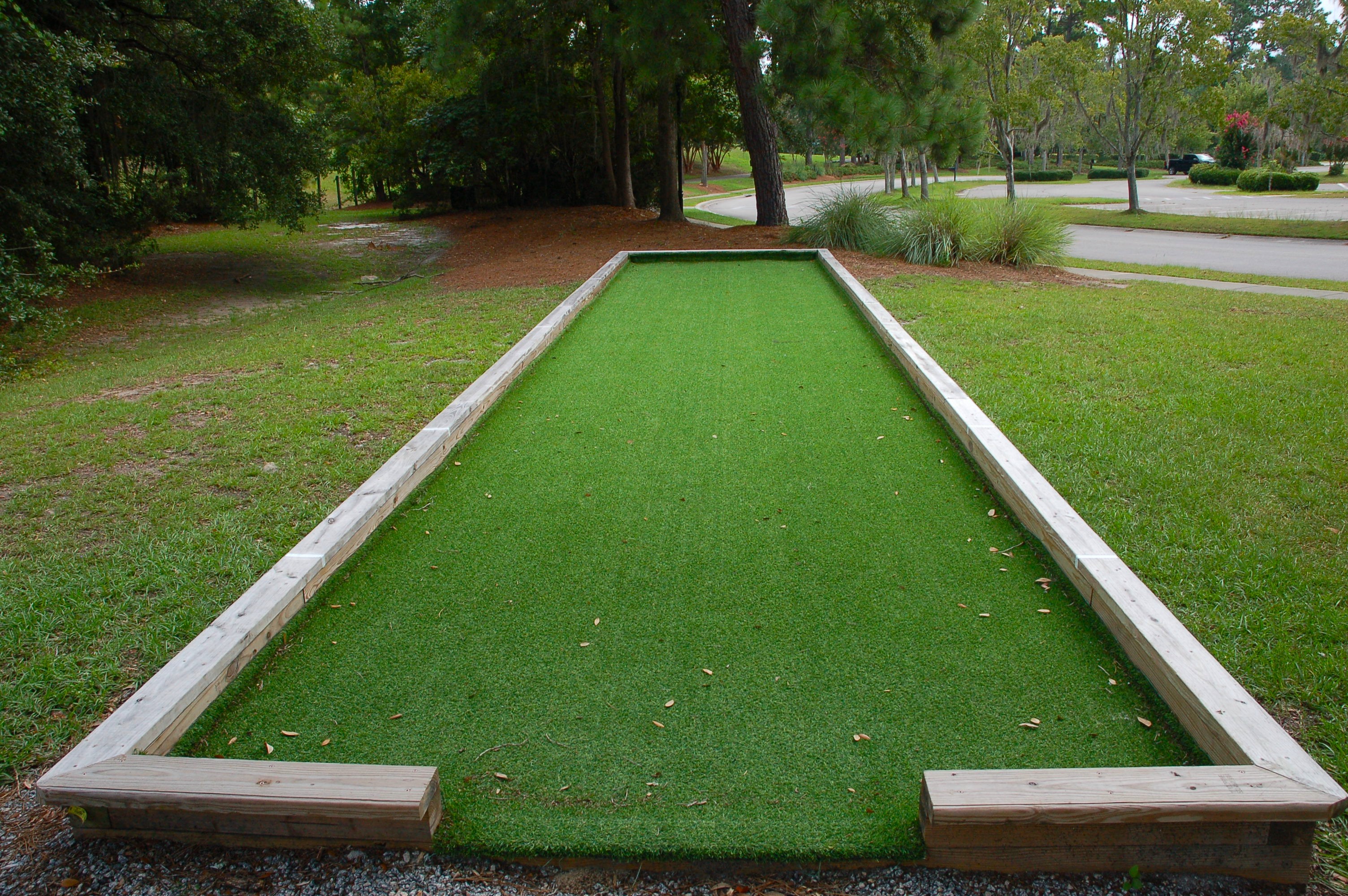 Bocce court at Pinecrest in Bluffton SC