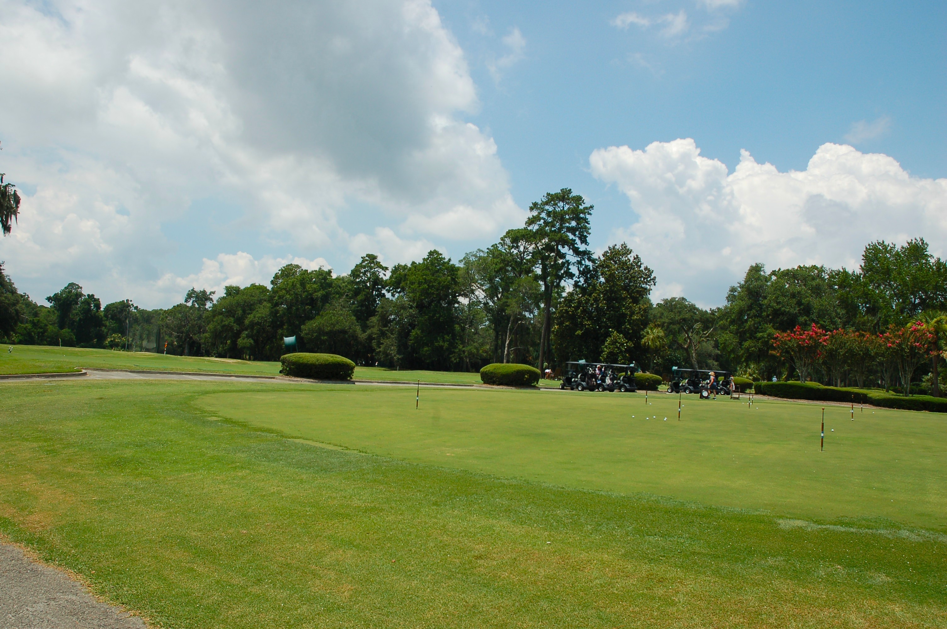 Golf practice facilities at Moss Creek, Hilton Head Island area SC