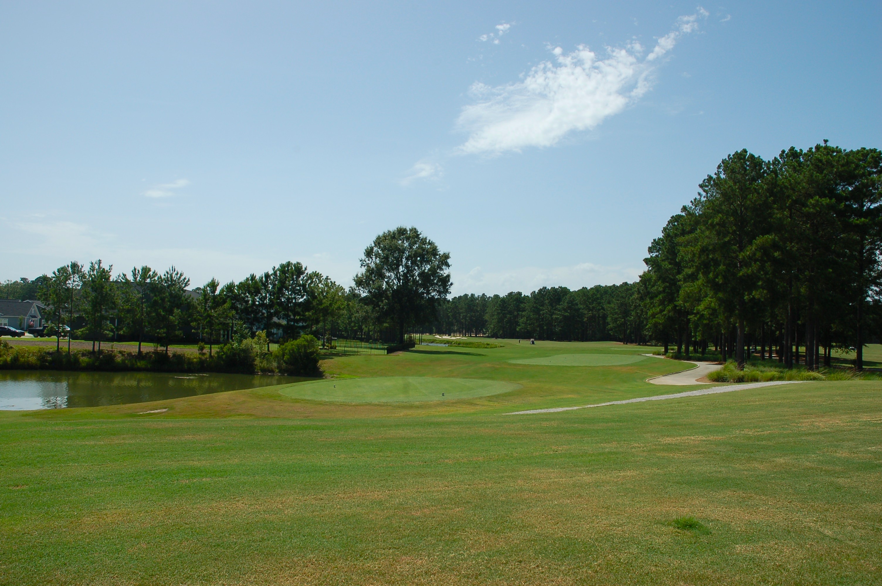 18-hole Jack Nicklaus Design golf course fairway at Riverton Pointe in Hardeeville SC