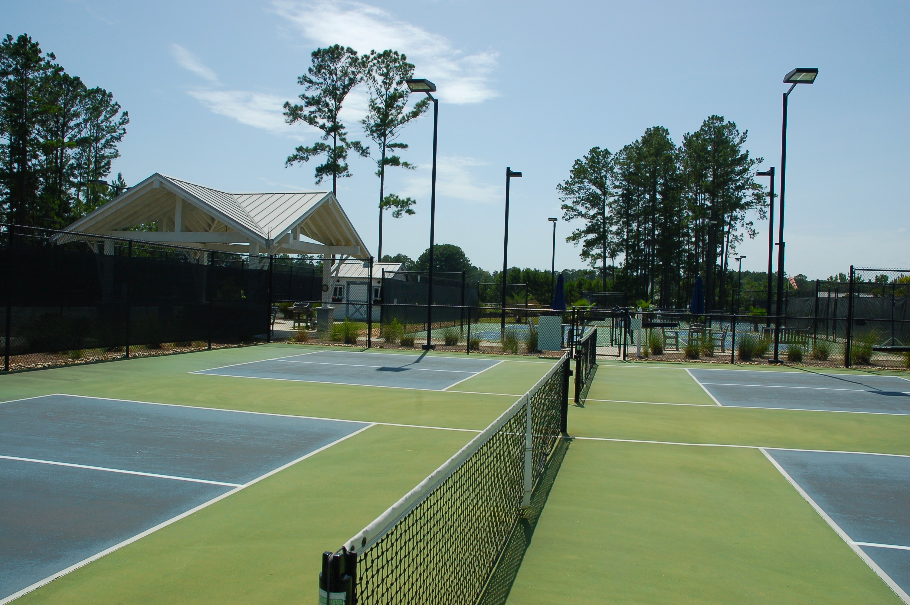 Pickleball courts at Riverton Pointe in Hardeeville SC