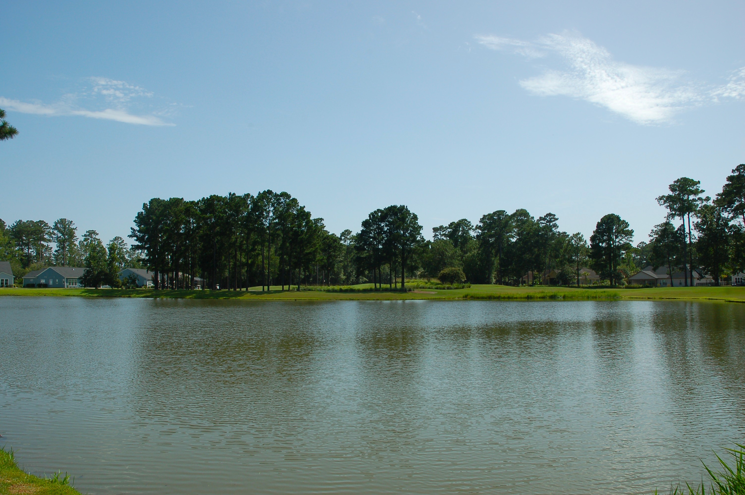 Water views from a home in Riverton Pointe Hardeeville SC