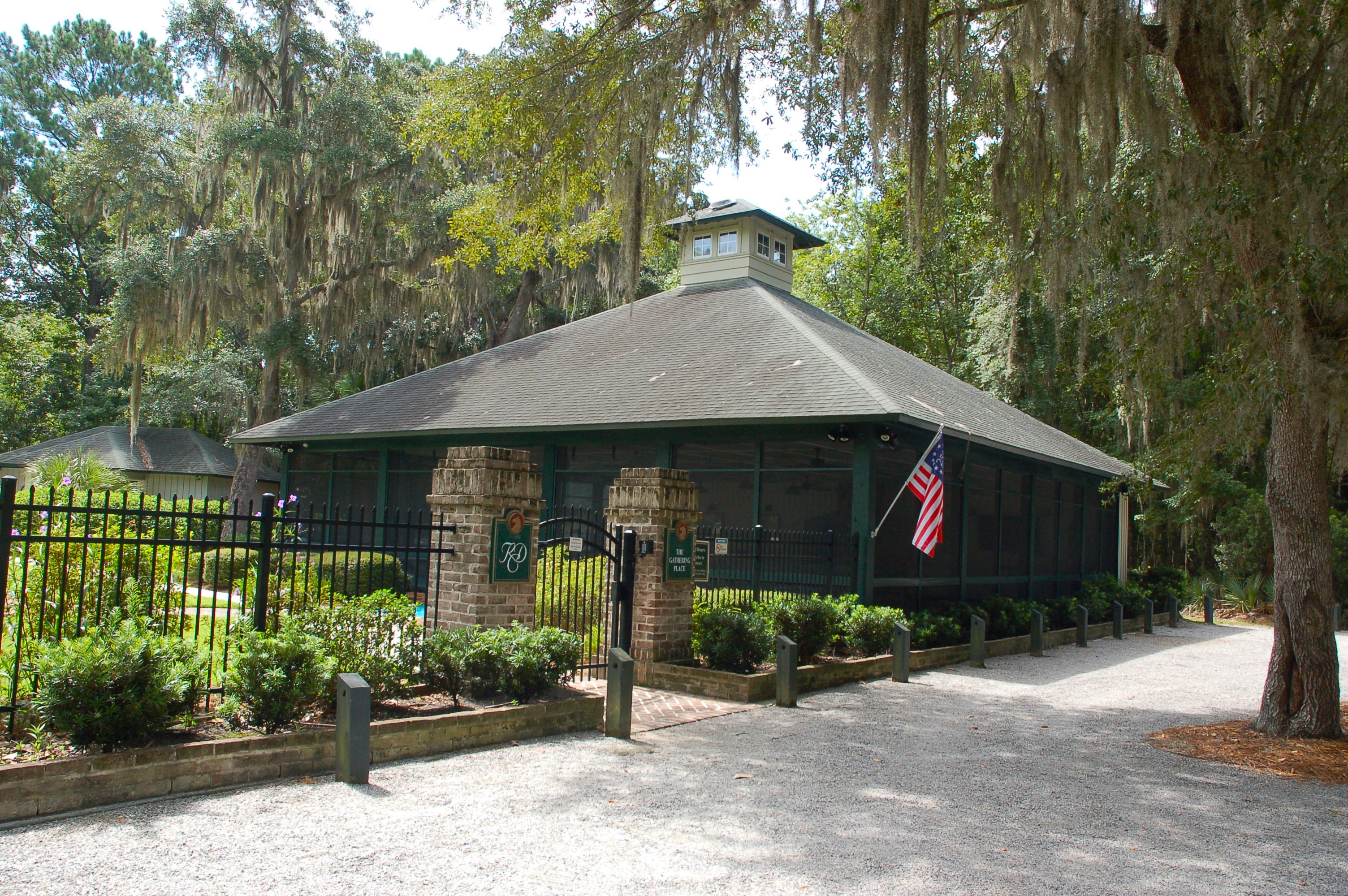 The Gathering Place pavilion at Rose Dhu Creek Plantation in Bluffton, SC