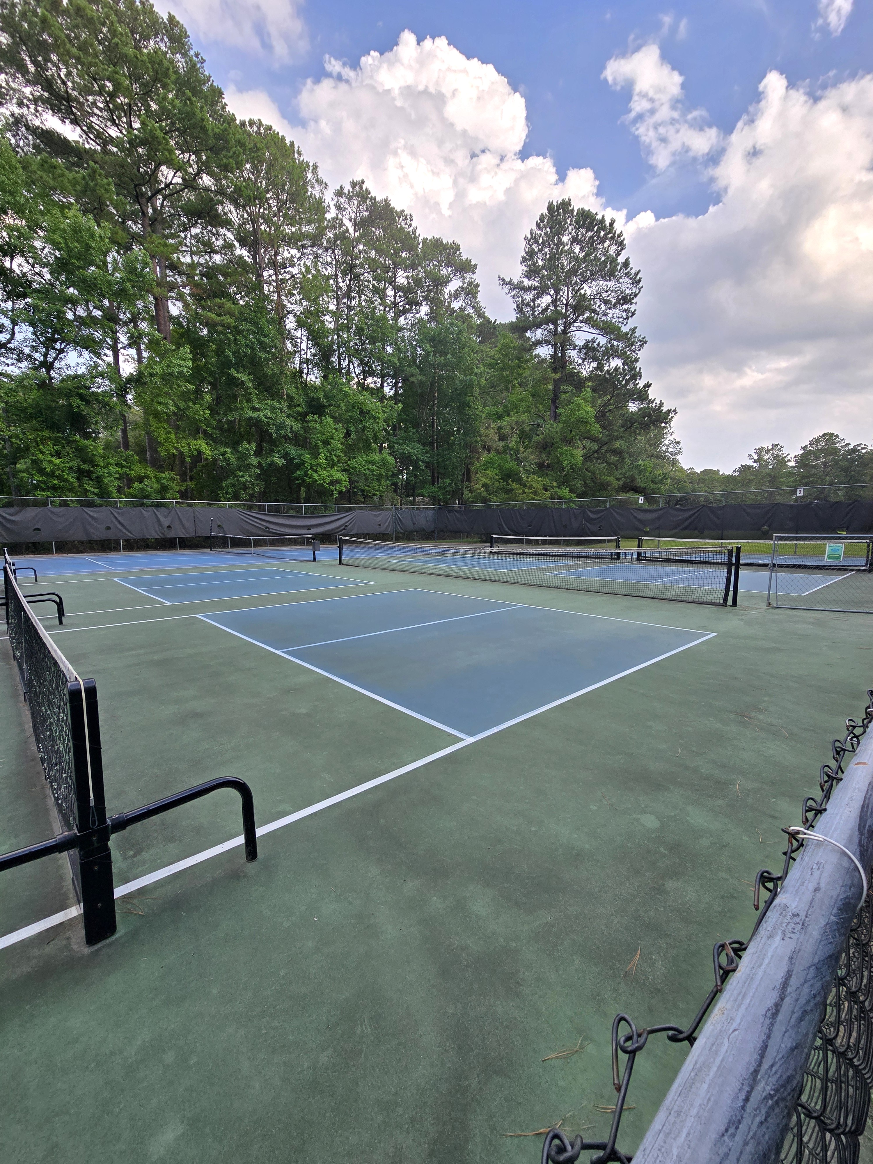 Pickleball courts in Rose Hill Plantation Bluffton SC
