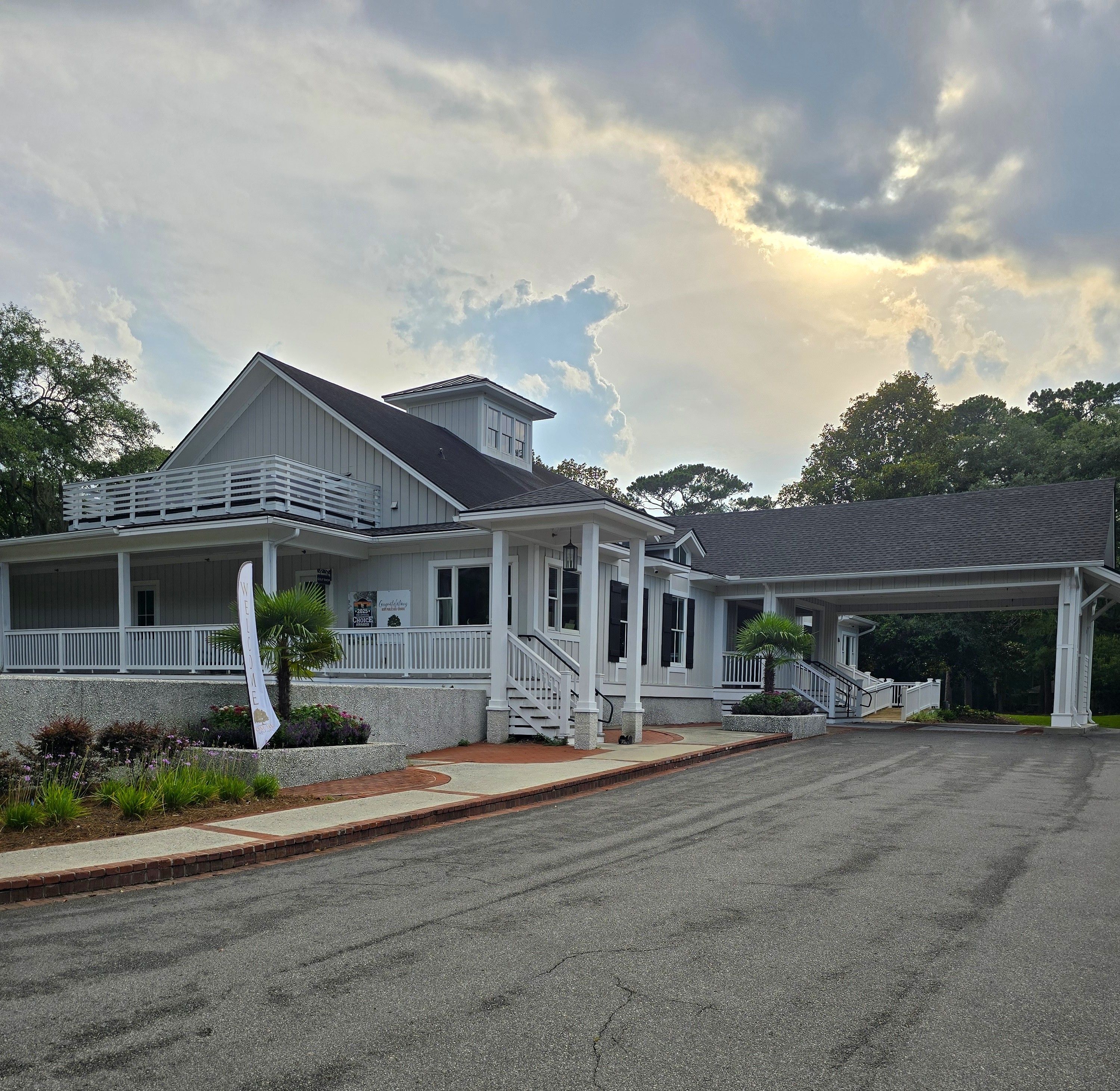 Rose Hill Golf Club clubhouse on the country club side in Bluffton SC