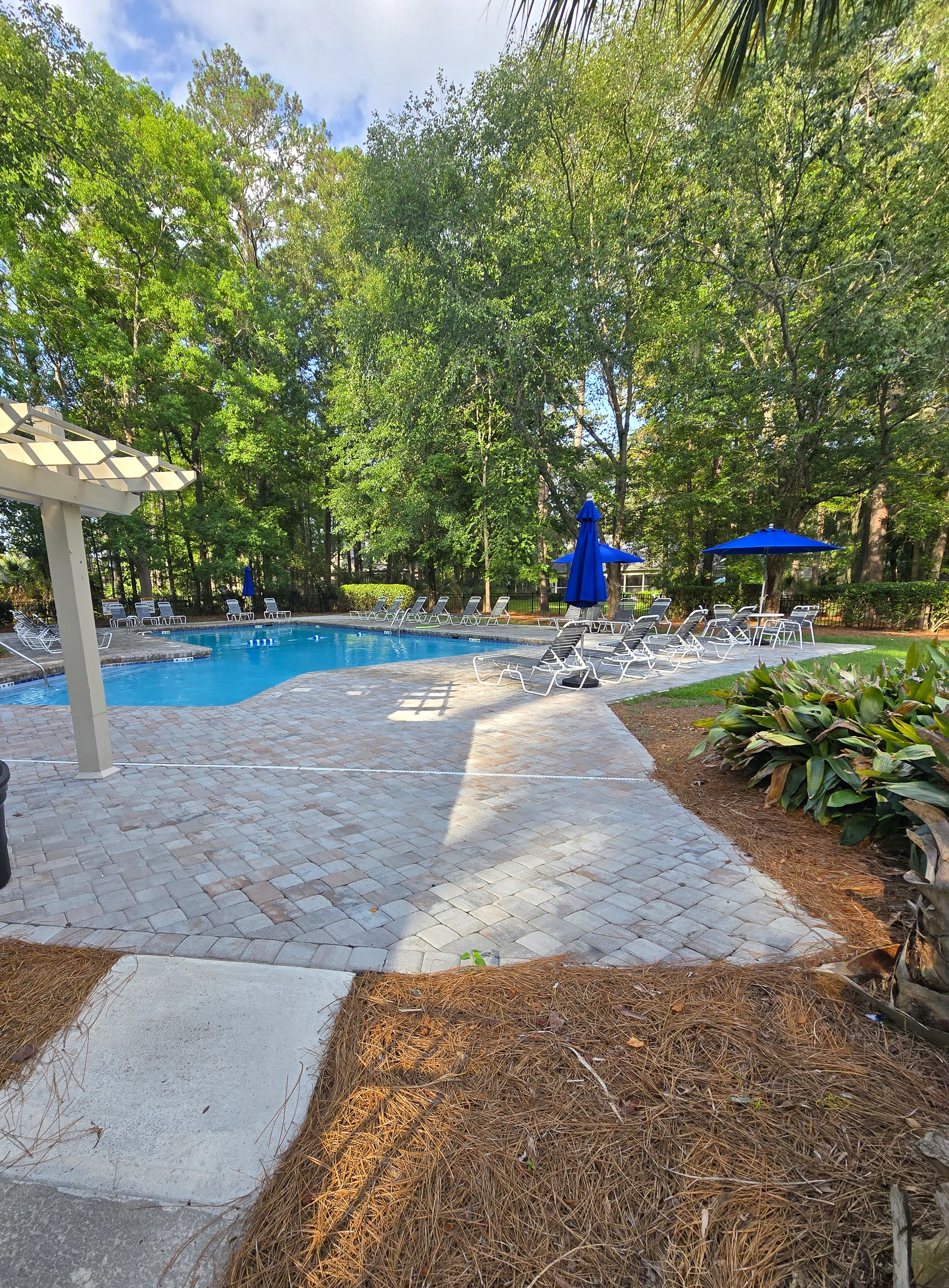 Community pool on the equestrian side of Rose Hill Plantation Bluffton SC