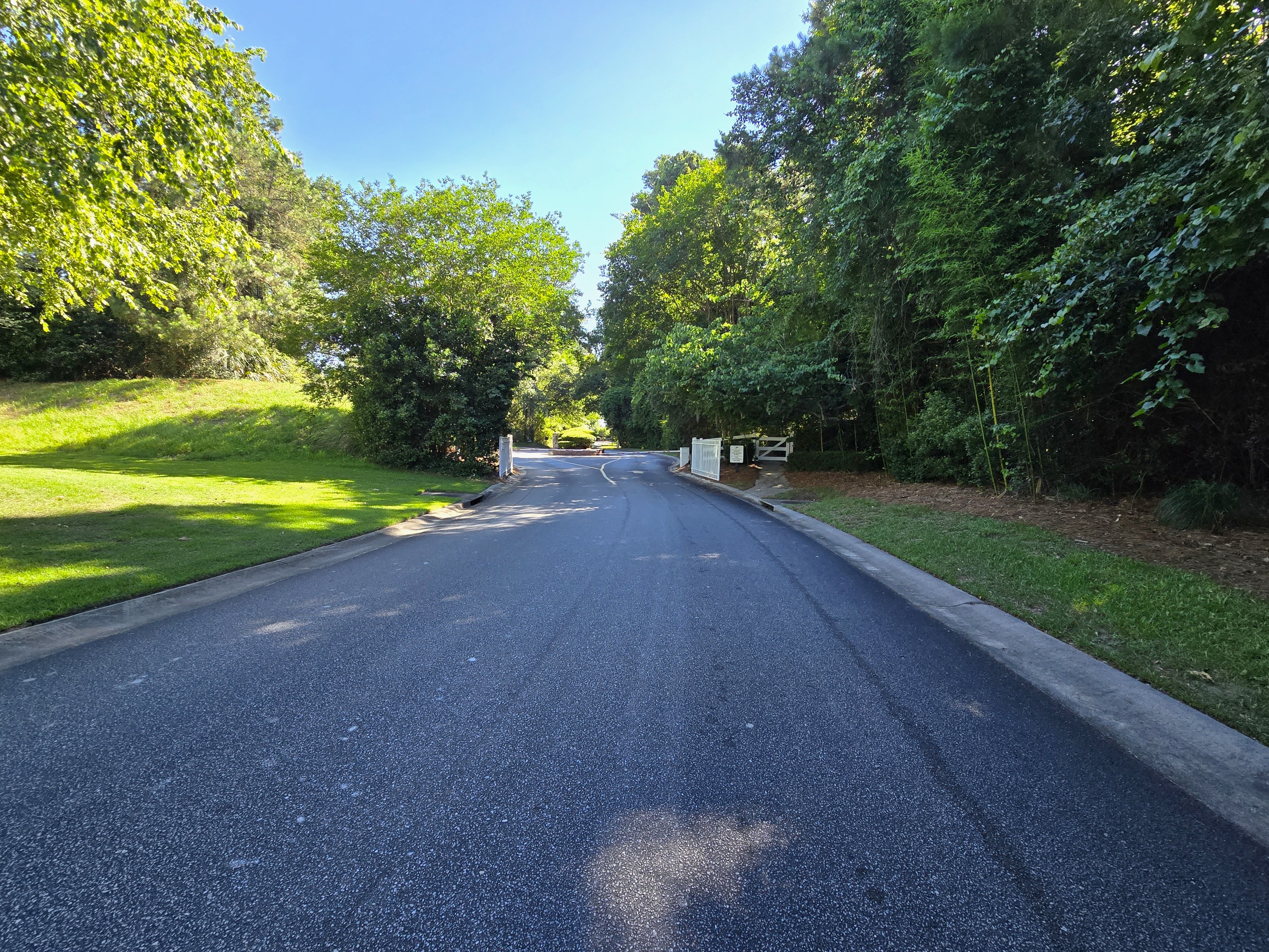 The Crescent back gate in Bluffton SC providing direct access to Kroger and Buckwalter Parkway shopping