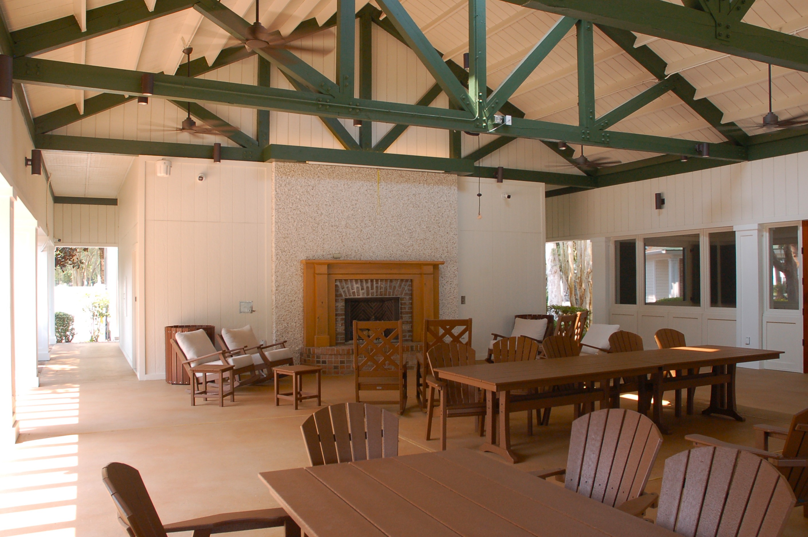 Community gathering area at Westbury Park in Bluffton, SC