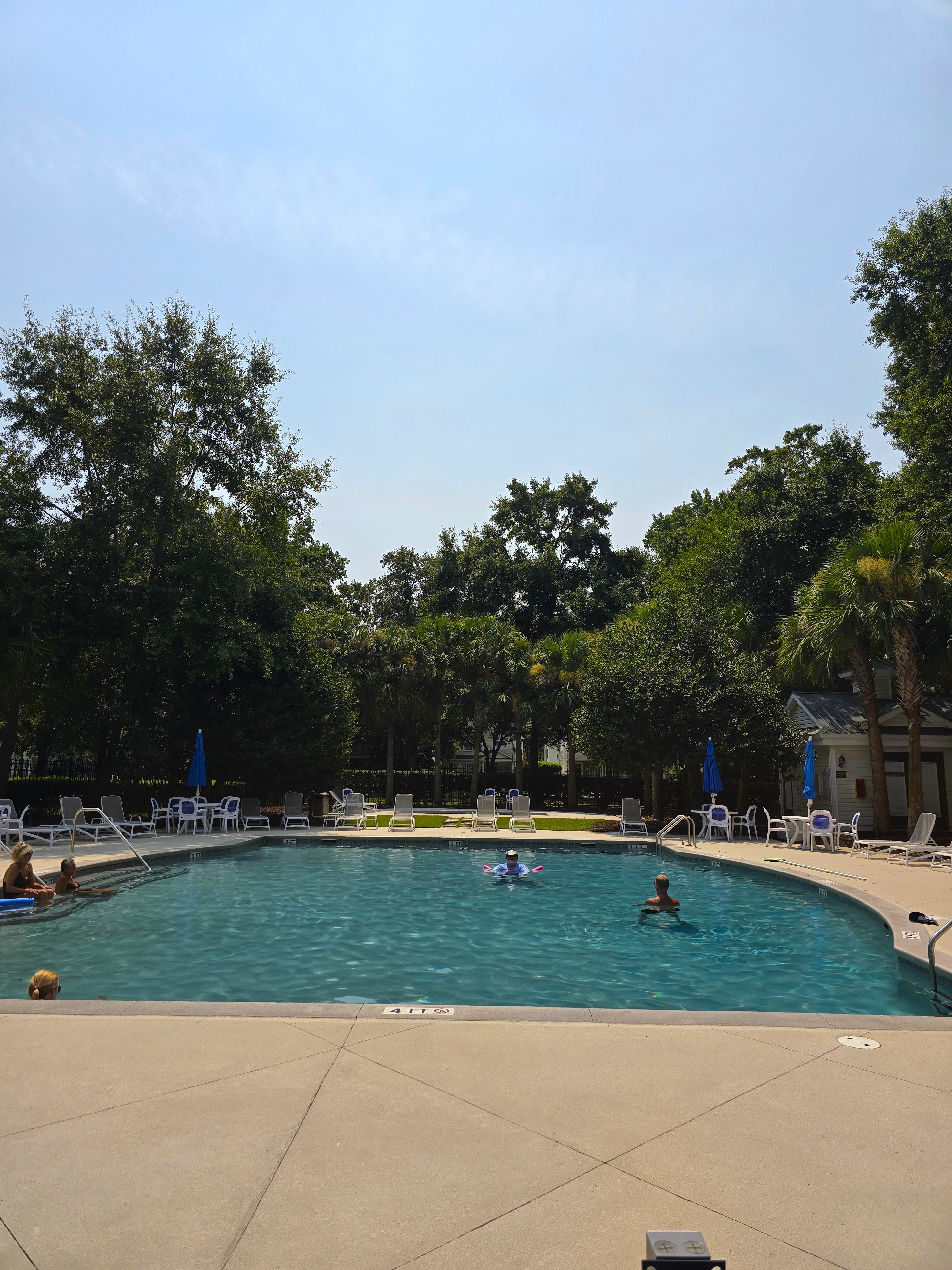 Resort-style community pool at Westbury Park in Bluffton, SC