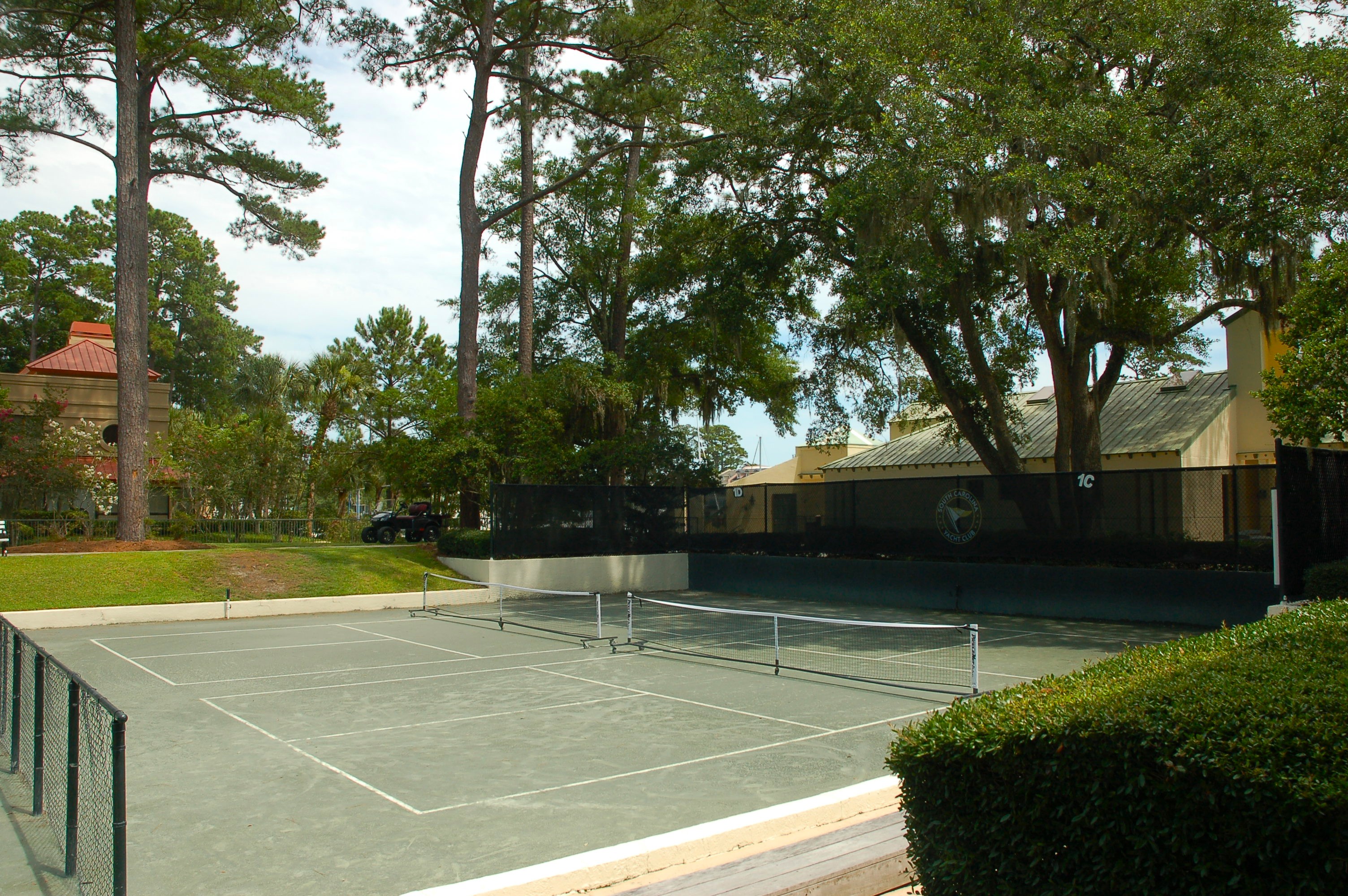 Pickleball courts at the SCYC Sports Center in Windmill Harbour, Hilton Head Island