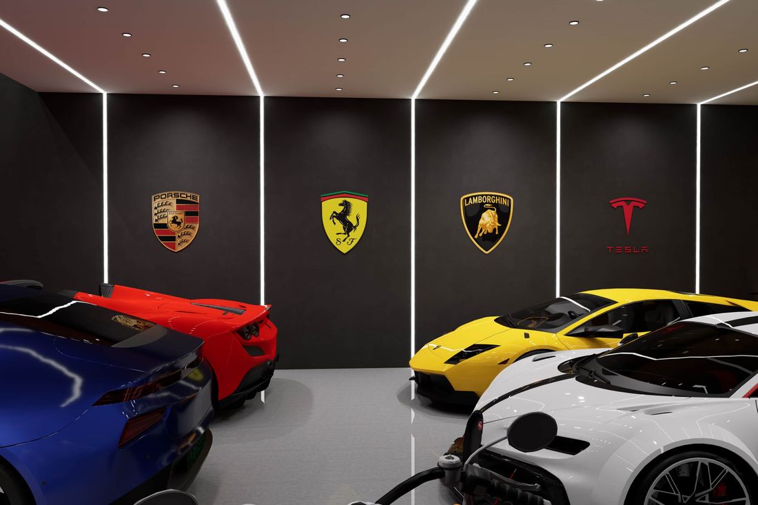 Collector cars in a REVAULT suite