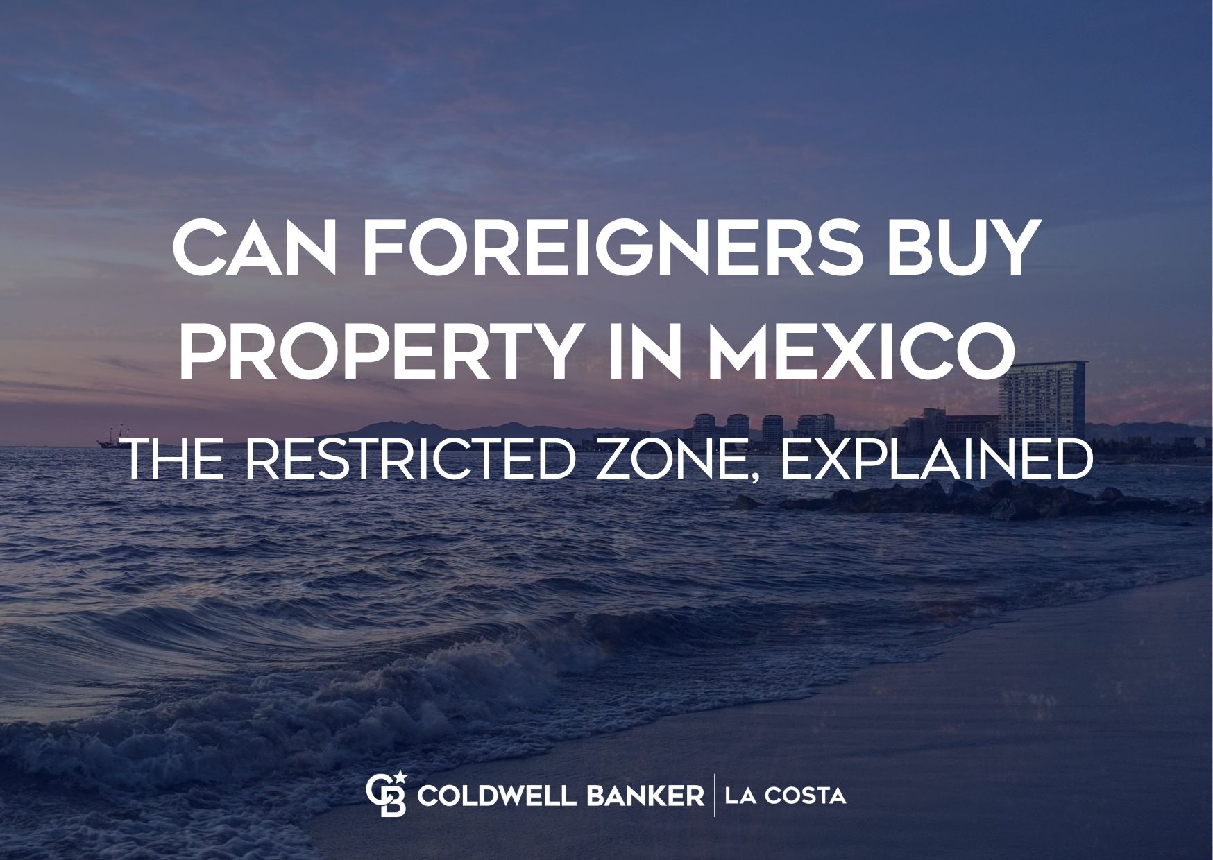 Oceanfront condominiums in Puerto Vallarta representing property foreigners can buy through a fideicomiso in Mexico's restricted zone