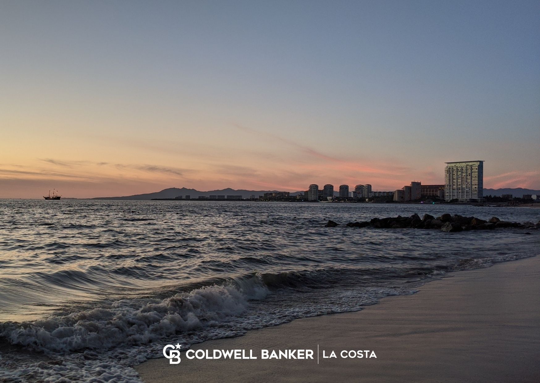 Oceanfront condominiums in Puerto Vallarta representing property foreigners can buy through a fideicomiso in Mexico's restricted zone