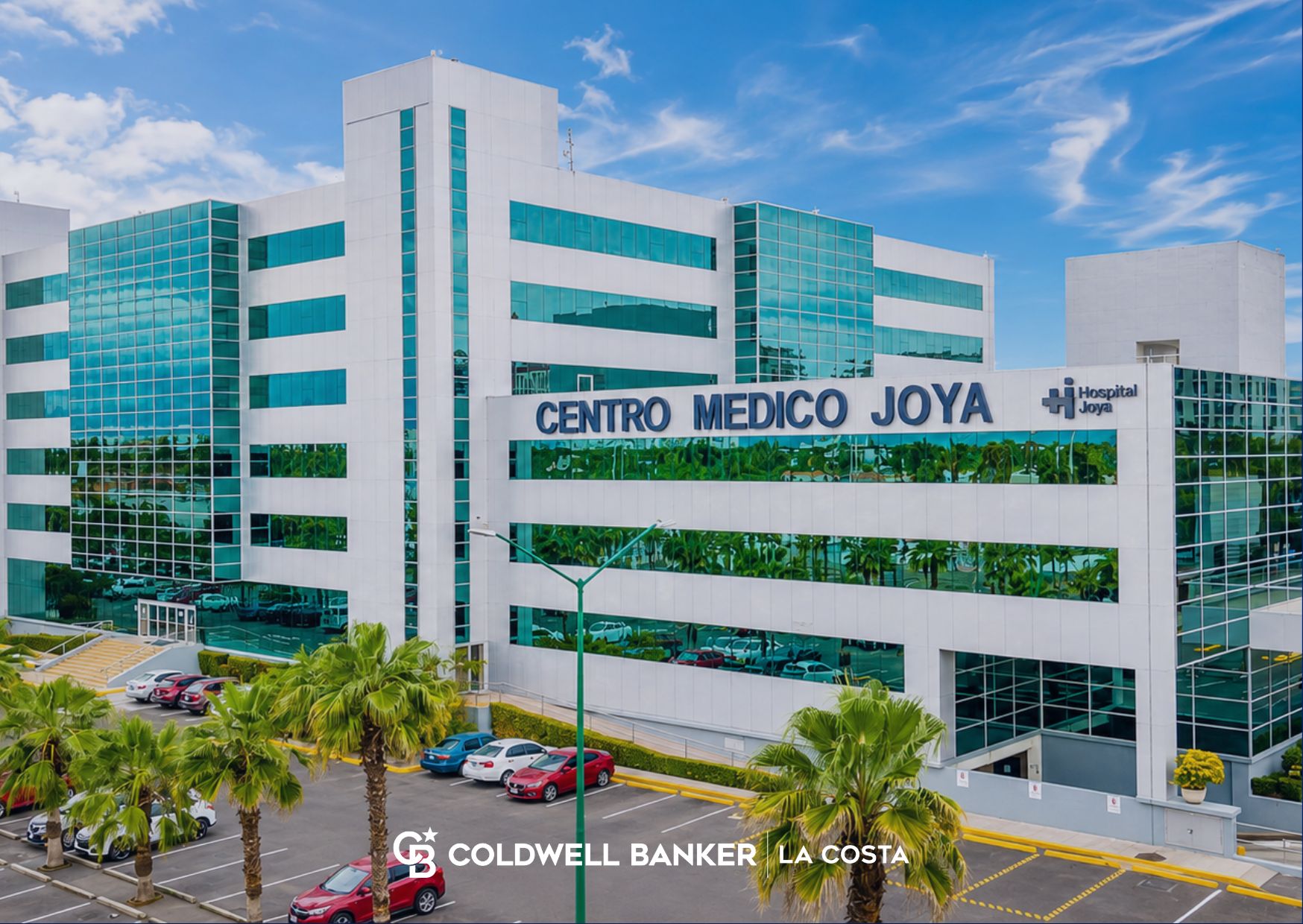 Modern private hospital exterior in Puerto Vallarta representing healthcare options available to expats