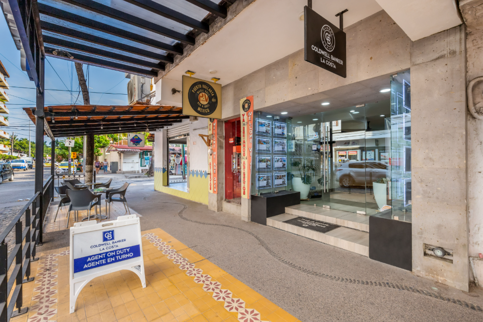 Coldwell Banker La Costa real estate office on Olas Altas in Zona Rom&aacute;ntica, Puerto Vallarta