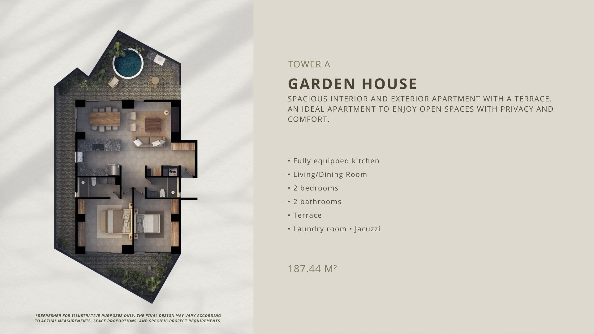 Higuera 5 de Diciembre Puerto Vallarta floor plan 1