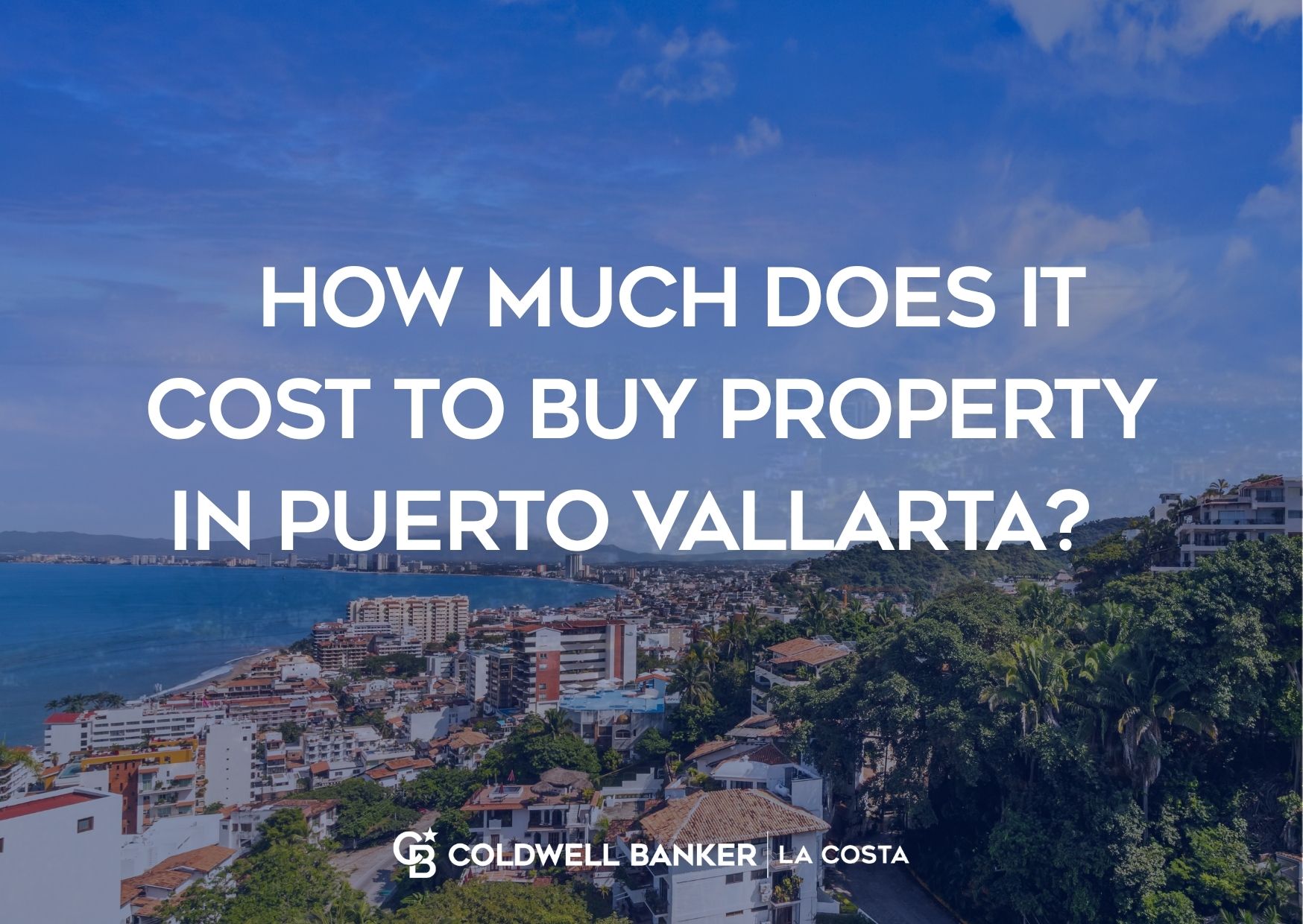Cost to buy property in Puerto Vallarta, a waterfront condominium view across Banderas Bay
