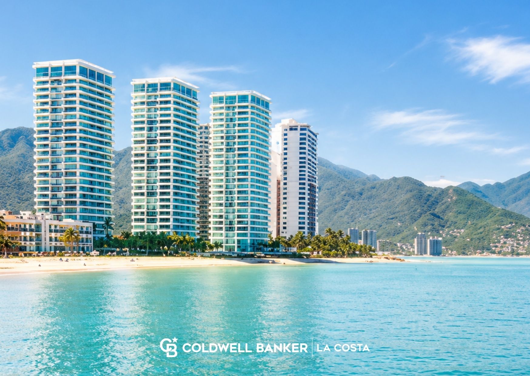 Vista del horizonte frente al mar de Puerto Vallarta que representa el crecimiento del valor de las propiedades en Bah&iacute;a de Banderas