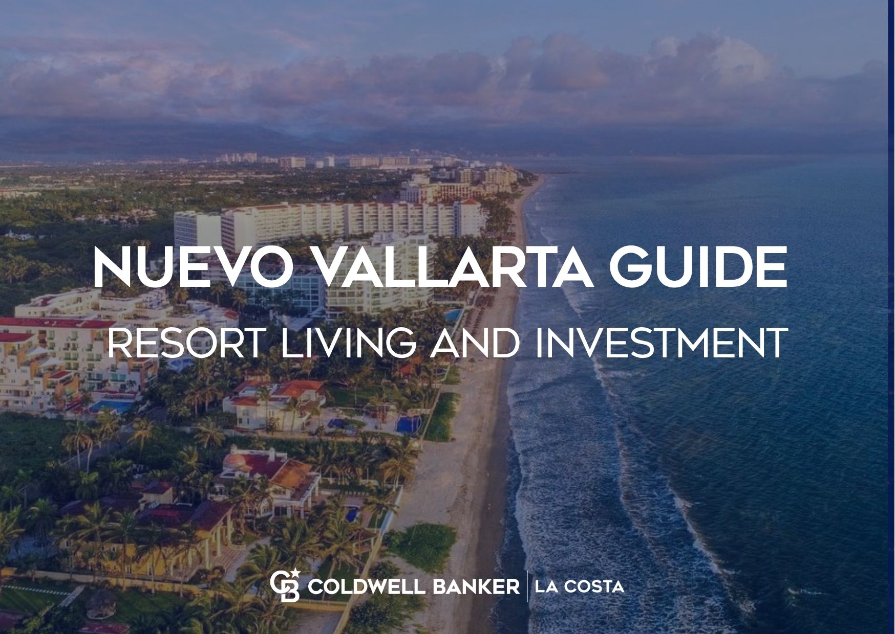 Nuevo Vallarta resort community in Riviera Nayarit with wide beach, marina, and gated condominiums