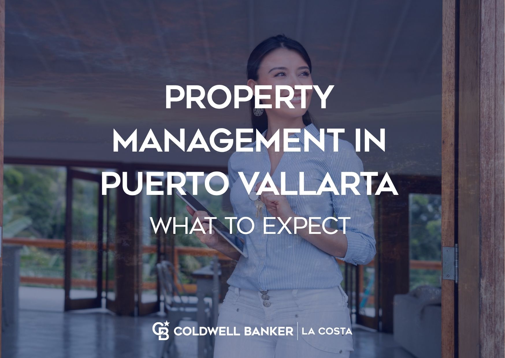Property manager reviewing a rental checklist for an absentee owner in Puerto Vallarta