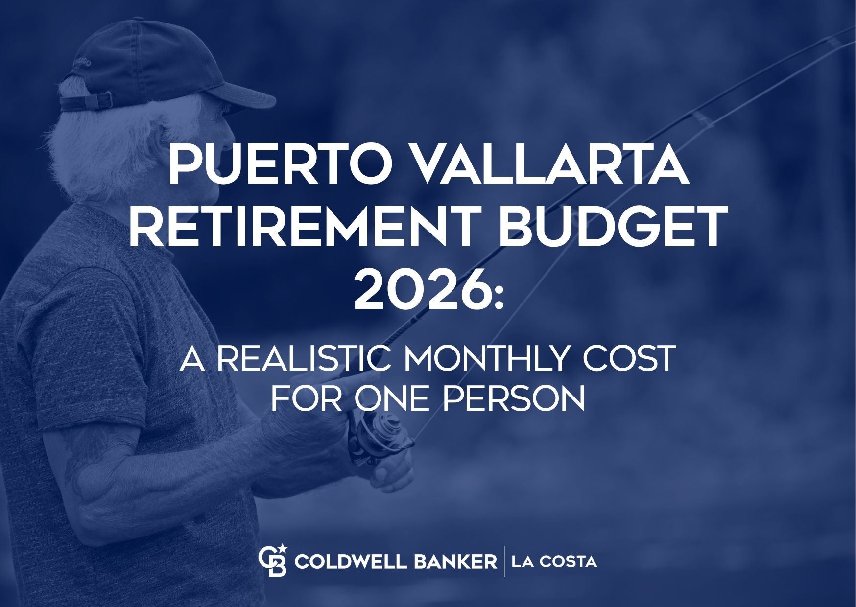 Retiree reviewing a monthly household budget for living in Puerto Vallarta