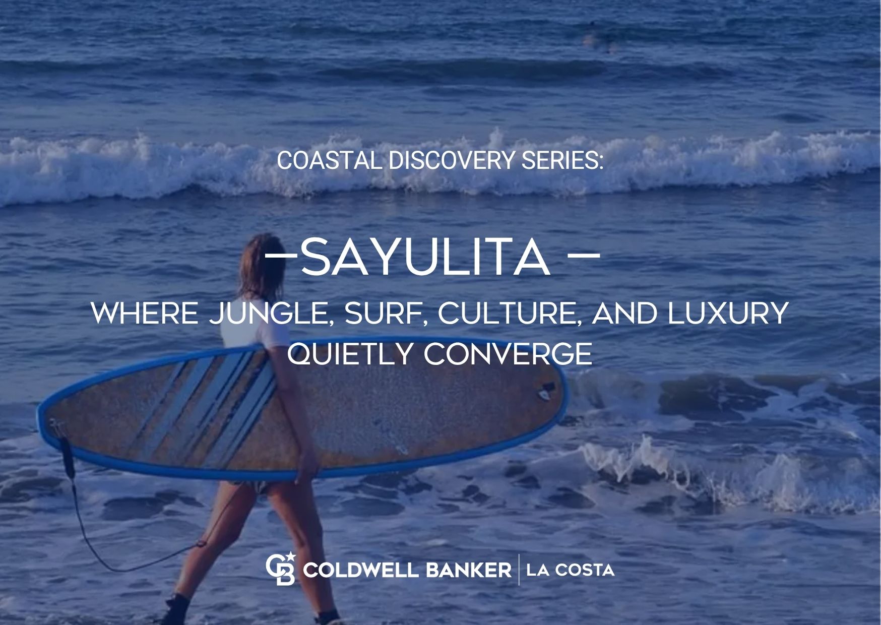 Colorful streets and surf beach in Sayulita, Riviera Nayarit