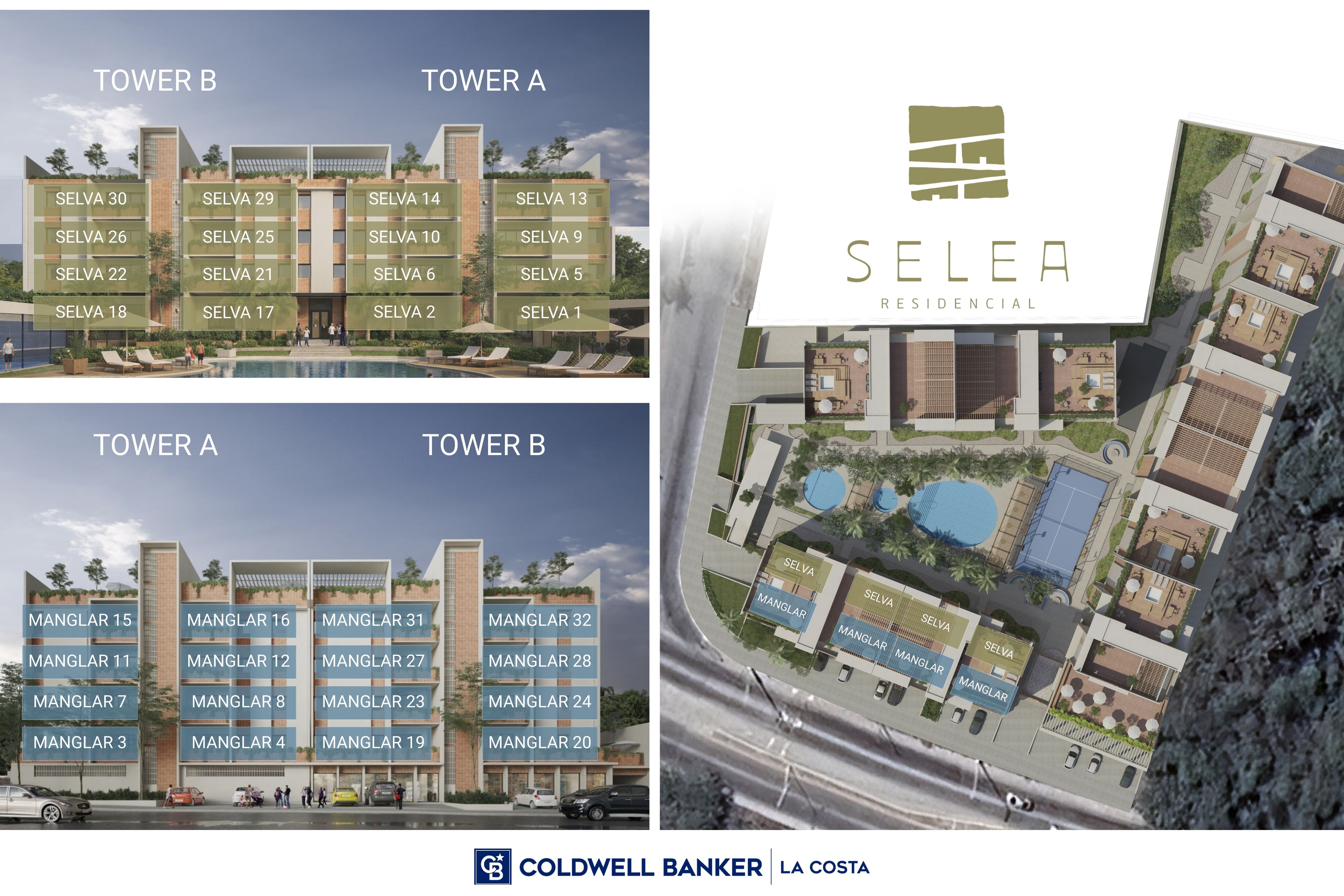 Selea Residencial unit orientation layout