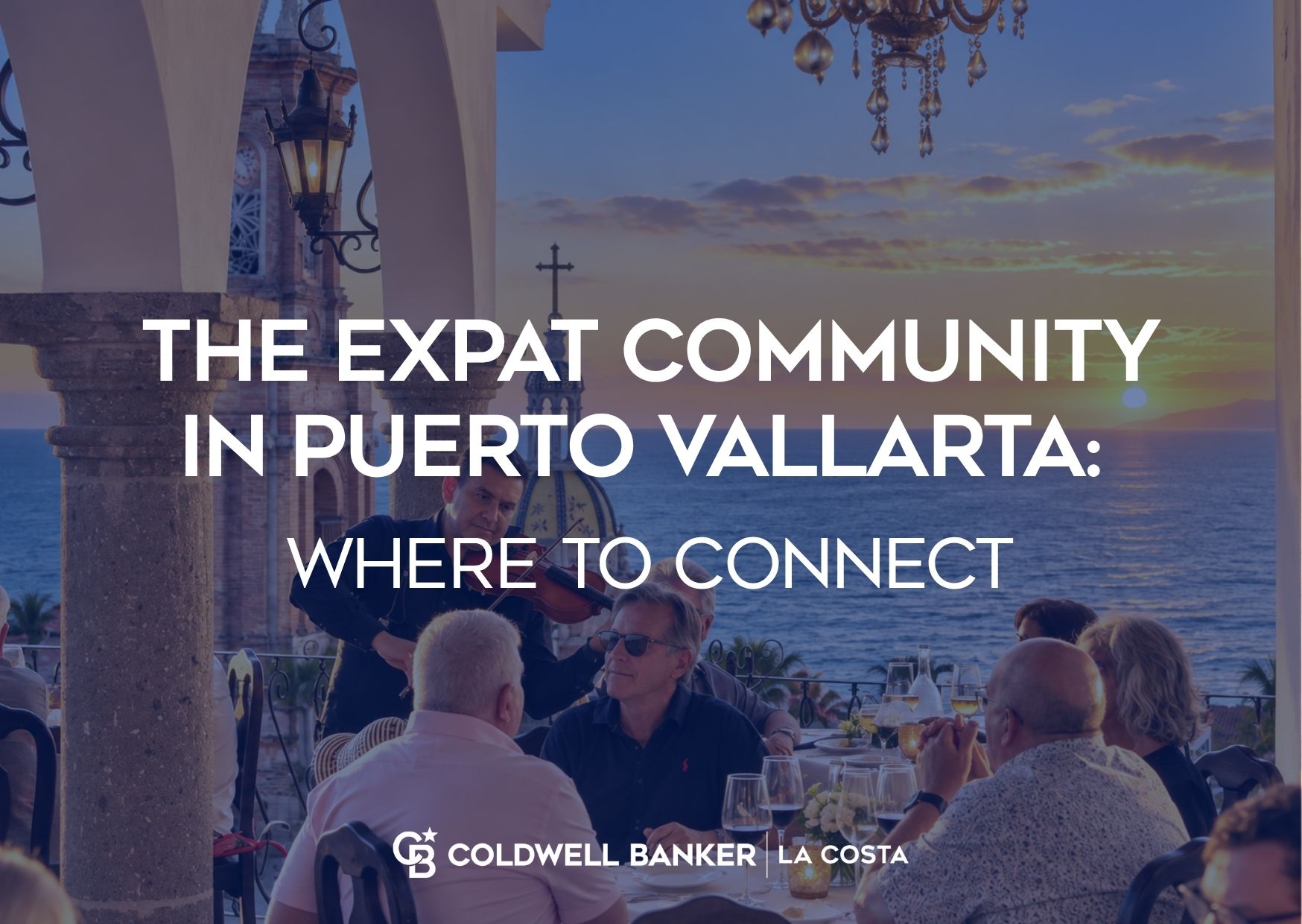 Expats connecting at a community gathering in Puerto Vallarta