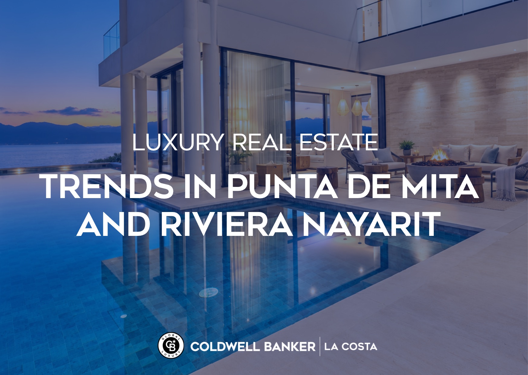 Luxury villa with pool overlooking the ocean in Punta de Mita, Riviera Nayarit