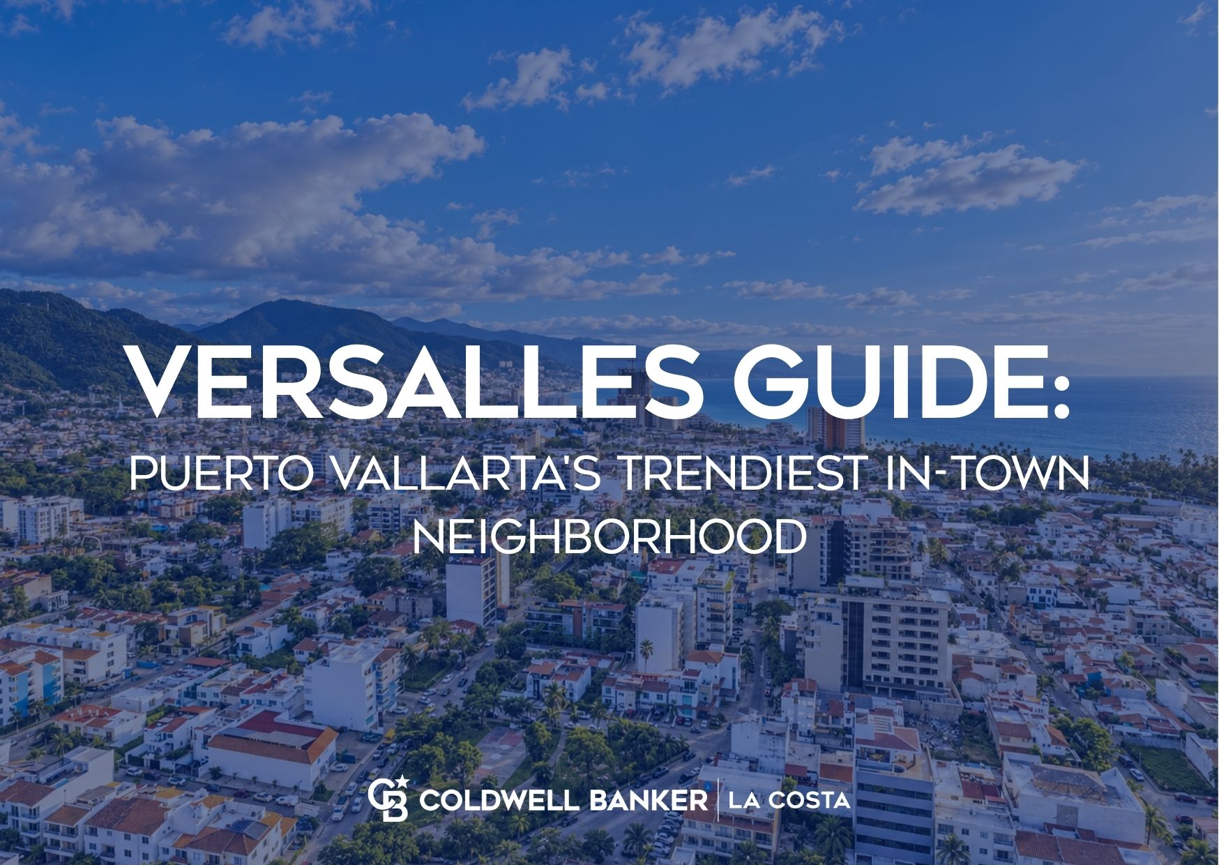 A tree-lined street in Puerto Vallarta’s Versalles neighborhood lined with restored homes, cafes, and galleries